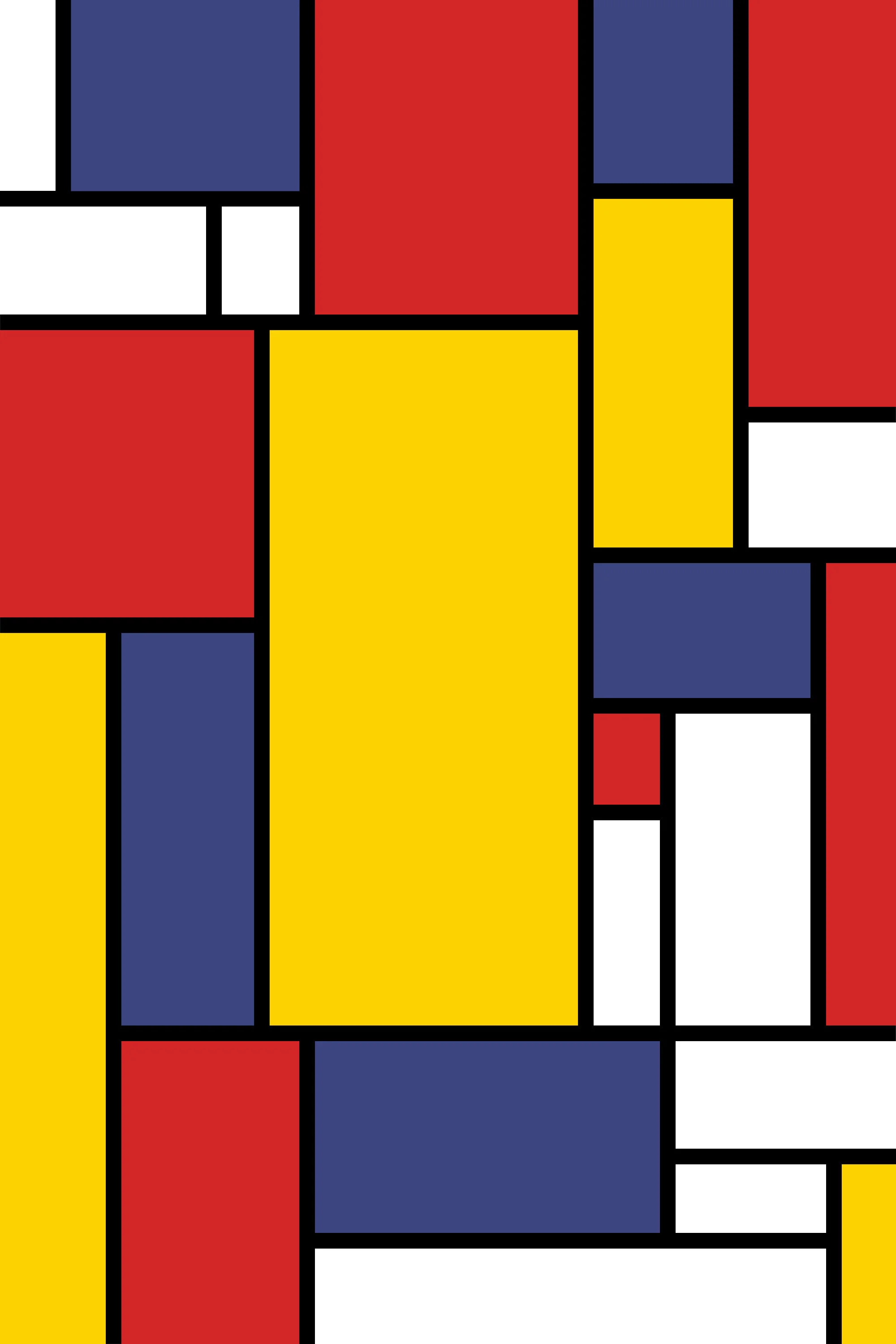 Mini-Masterpiece: Mondrian Primary Colors
