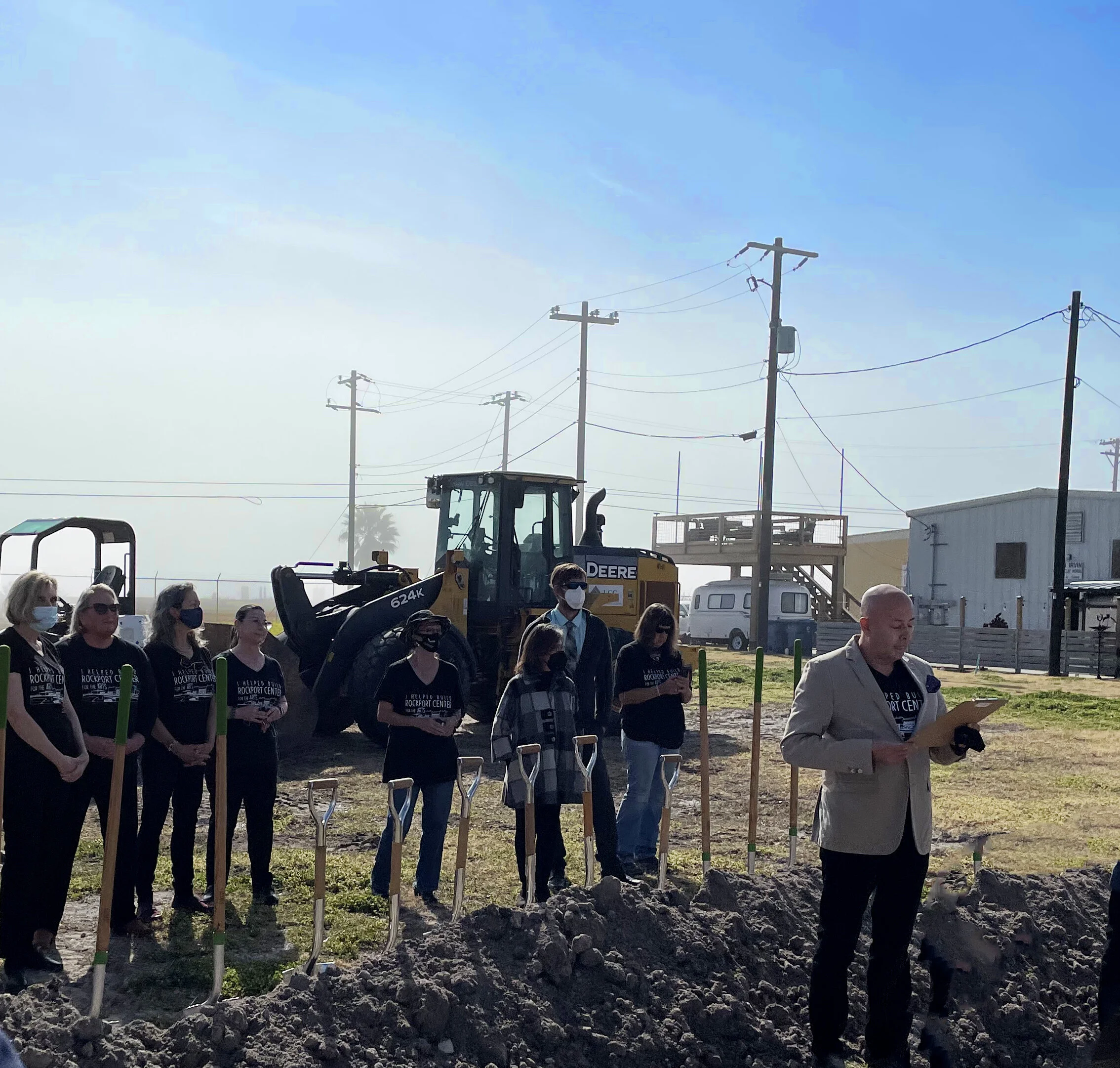 GROUNDBREAKING FOR NEW $8.7 MILLION ROCKPORT CENTER FOR THE ARTS FACILITY