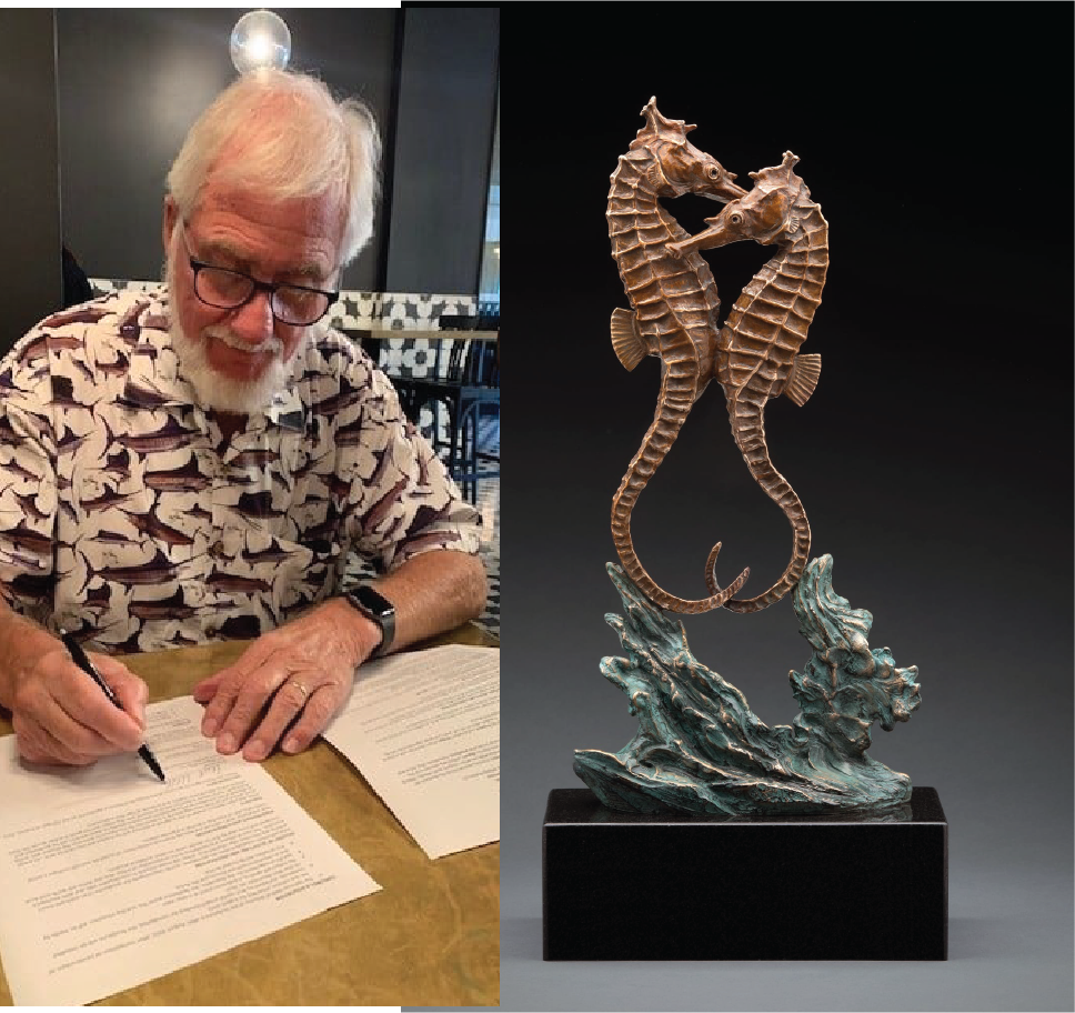 ROCKPORT CENTER FOR THE ARTS ANNOUNCES NEW ACQUISITION BY CELEBRATED SCULPTOR KENT ULLBERG