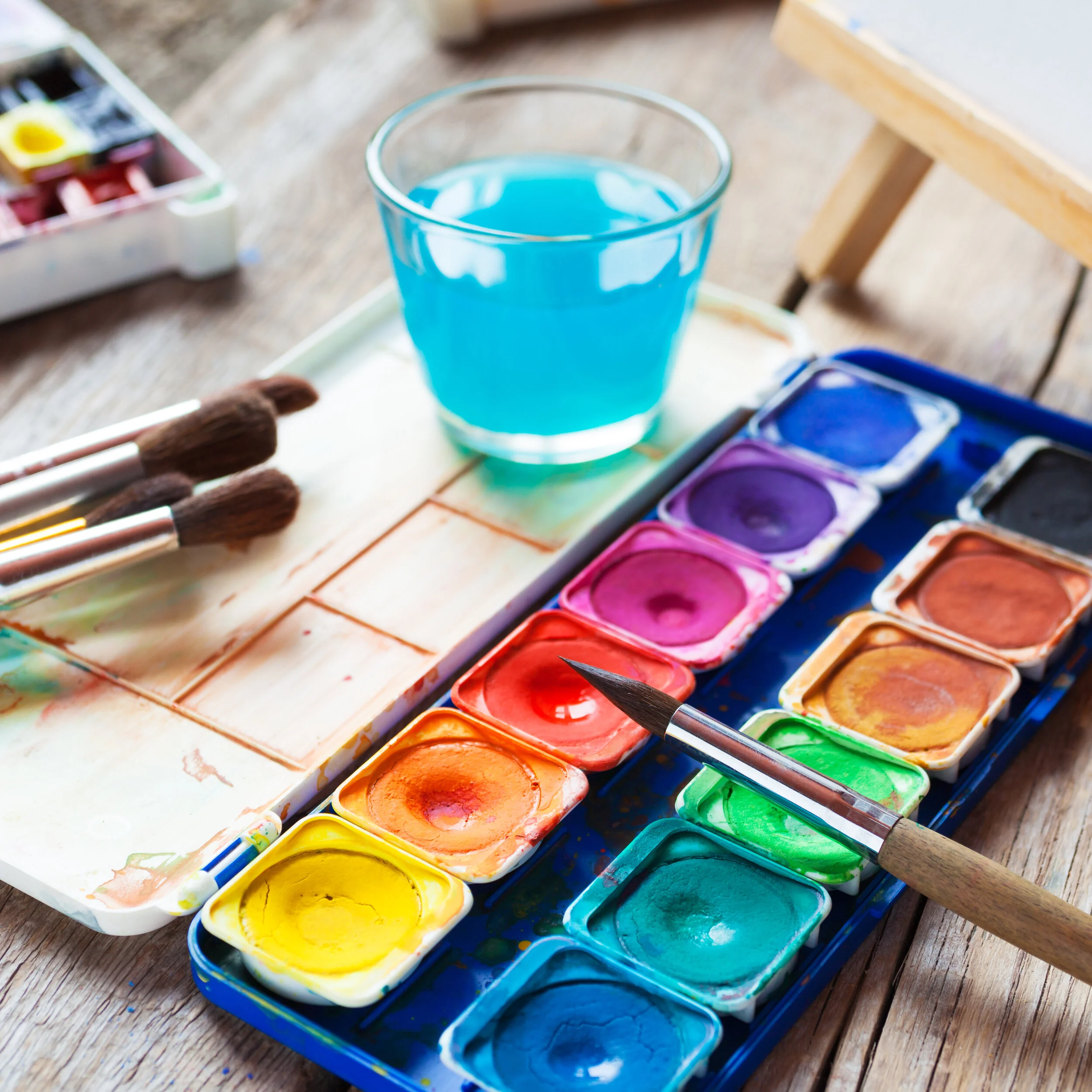 Watercolor Self Portraits