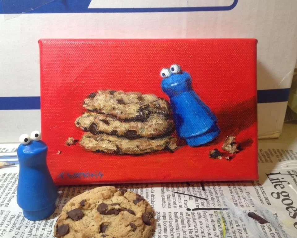 Painting Small in Acrylic, Day 3