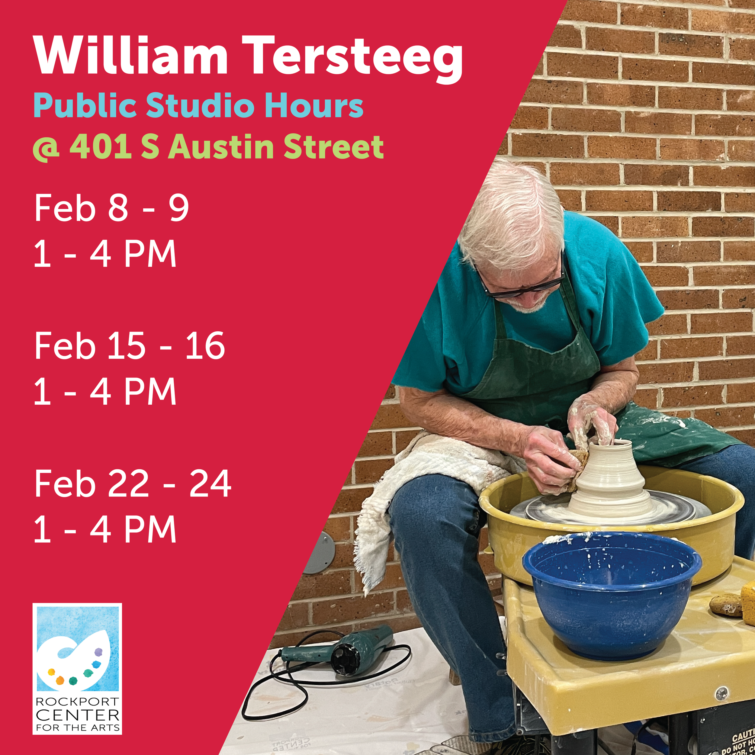 William Tersteeg's Public Studio Hours