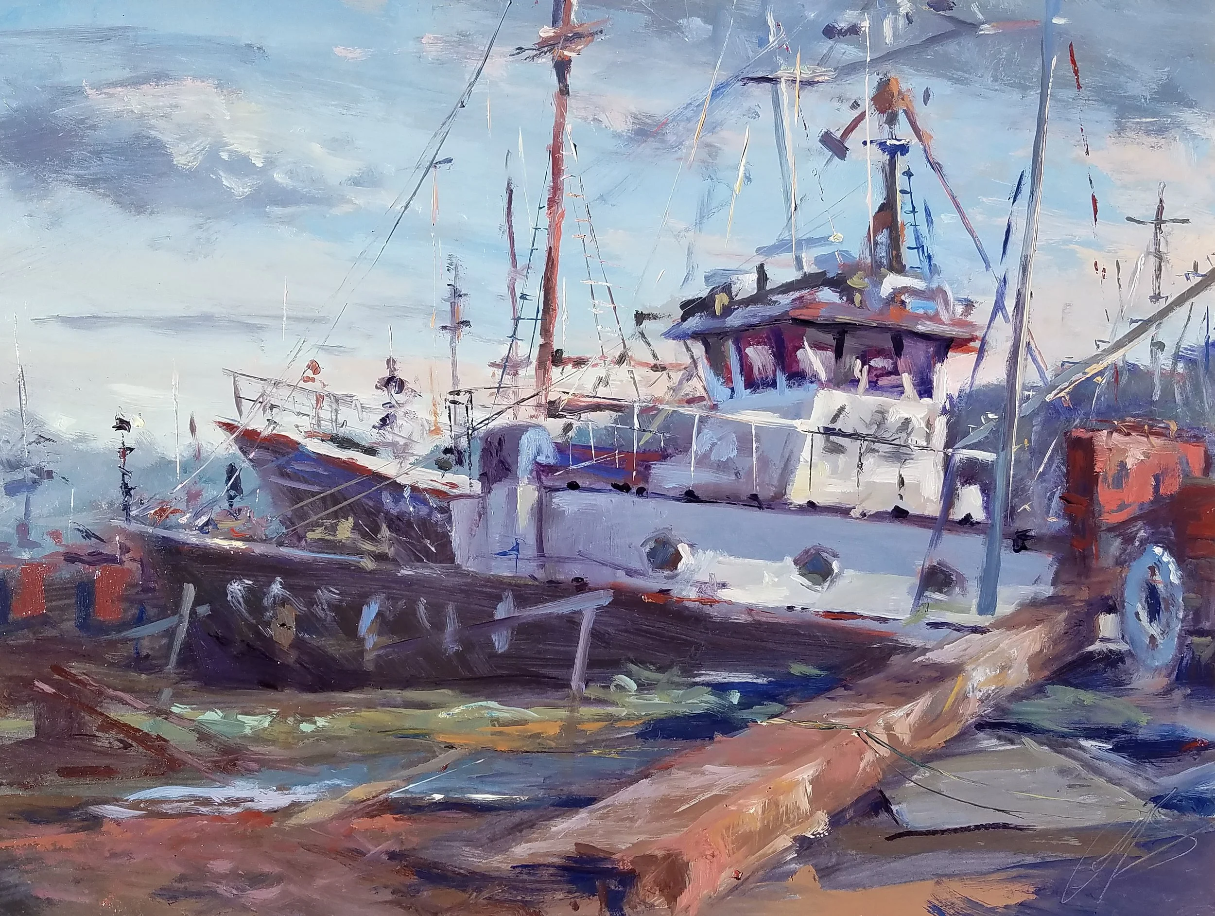 Coastal Landscapes Master Class-Plein Air with Greg Summers Day 3