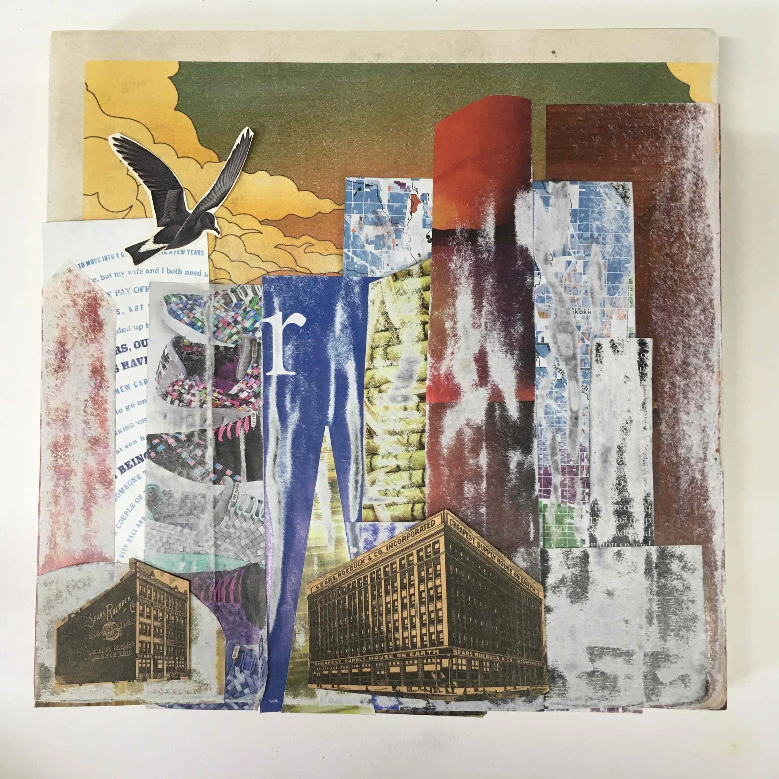 What Remains-Décollage with Kelly Schaub