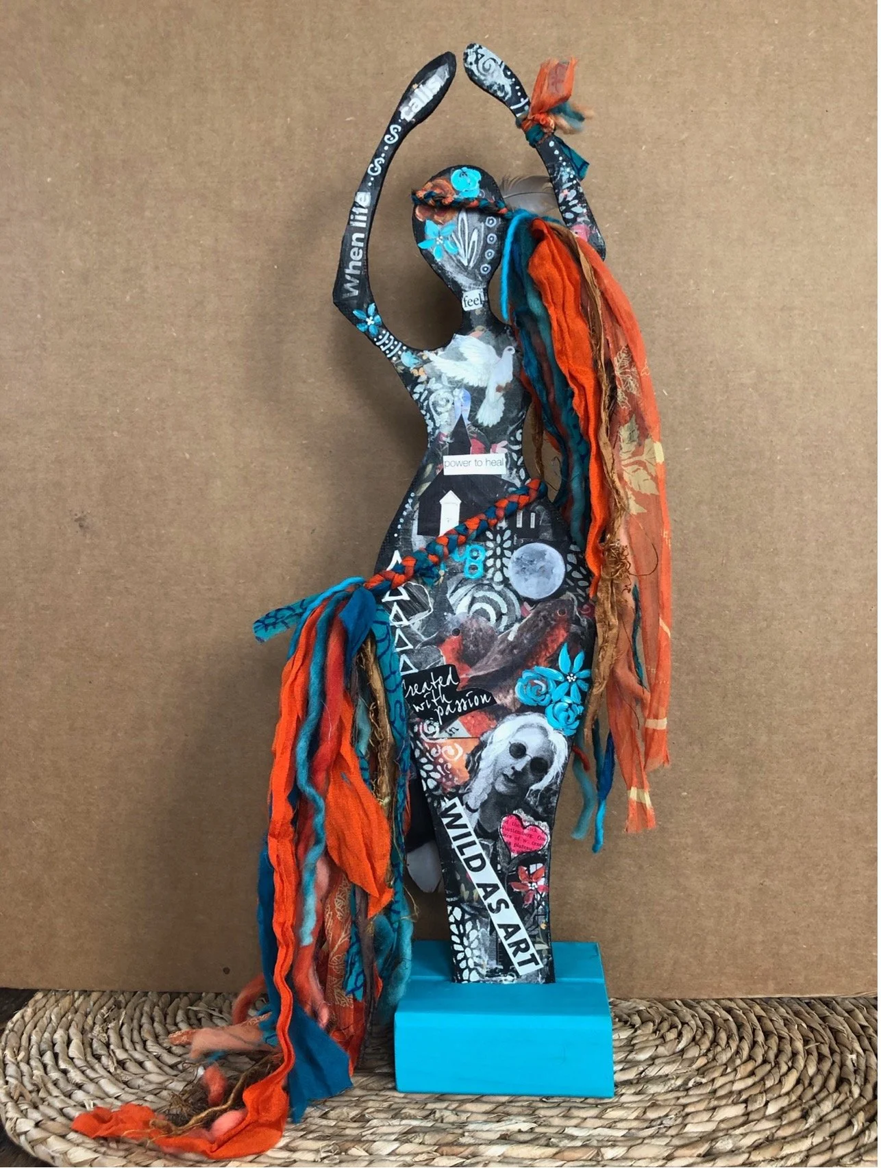 Your Heart Self  Mixed Media Collage Workshop with Sharen Chatterton and Karen Rester 