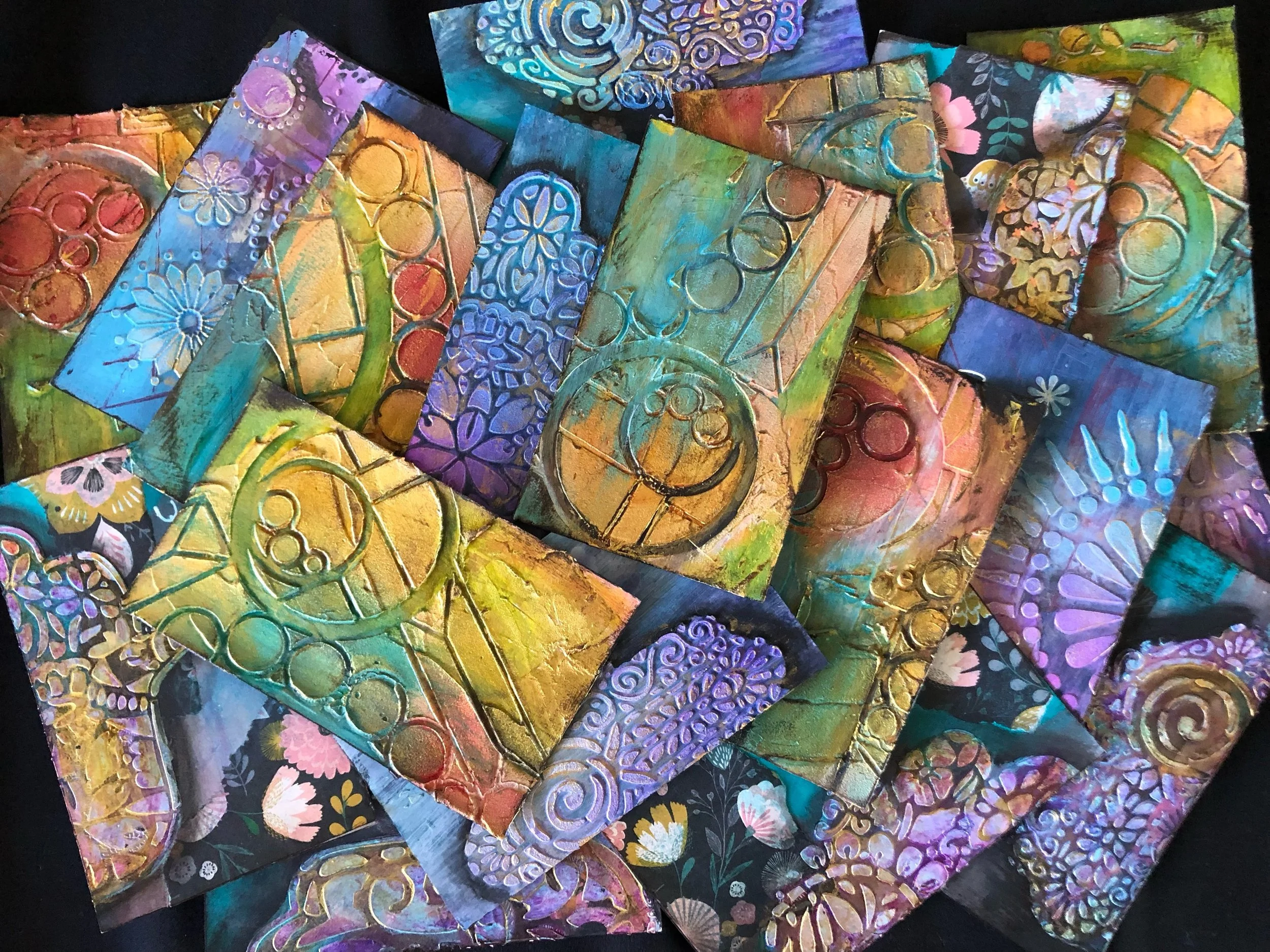 Expressive Mixed Media Art Cards with Sharen Chatterton and Karen Rester