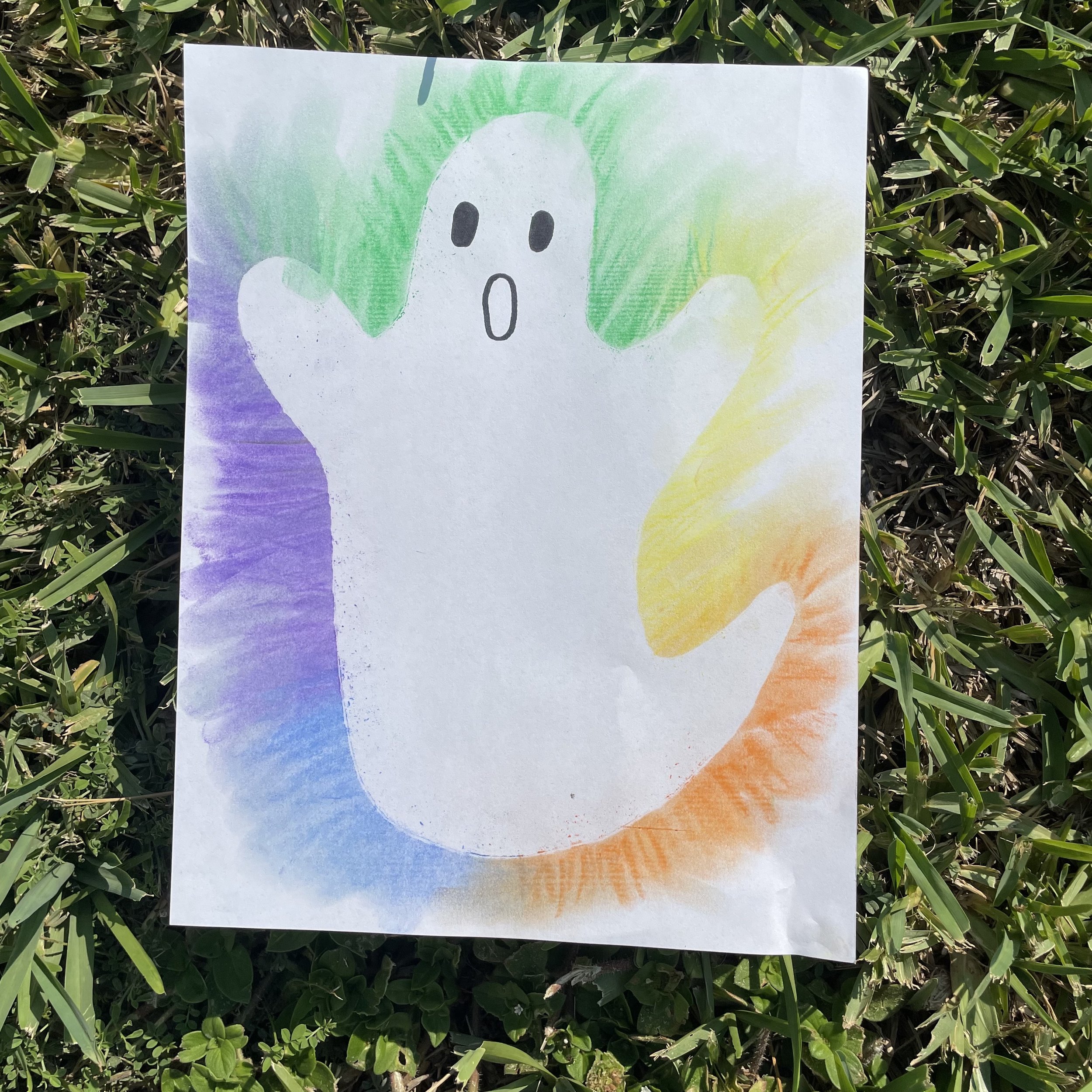 Fall Chalk Pastel Resist