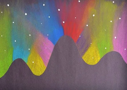 Northern Lights Chalk Pastel