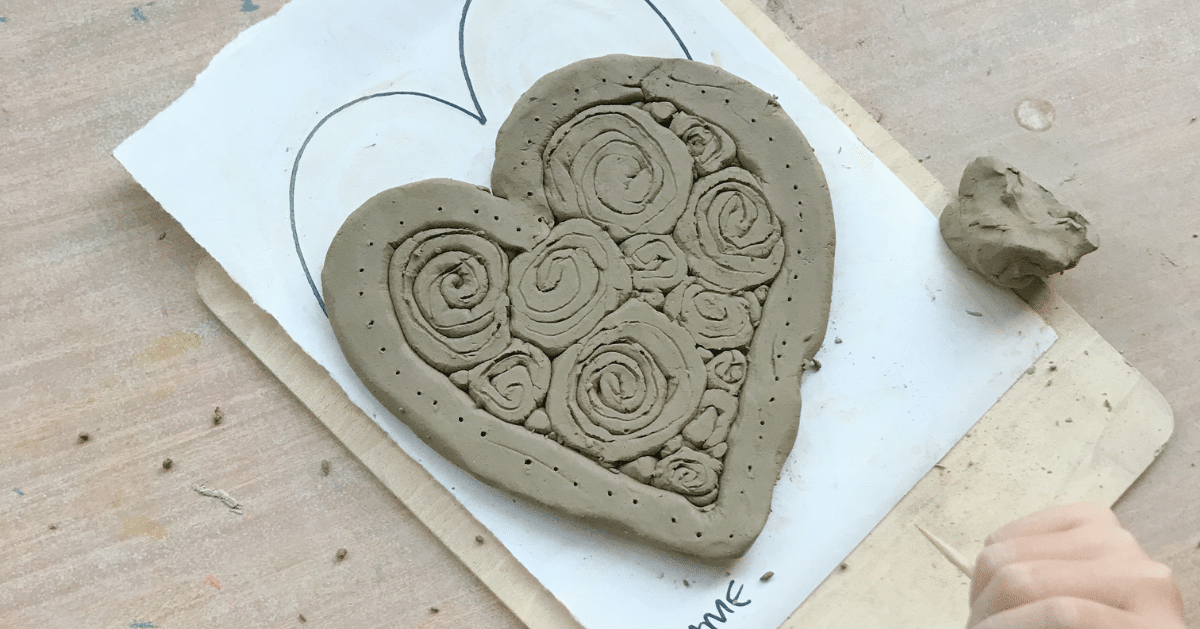 Valentine's Clay Hearts
