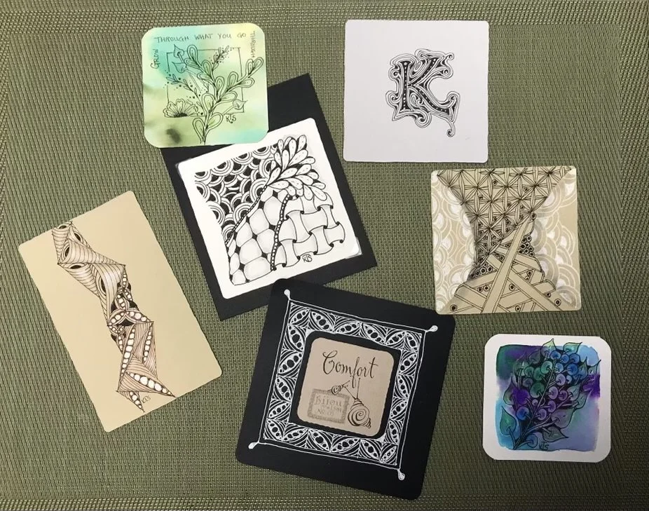 Zentangle Basics and Beyond with Karen Shirer $165 for Members