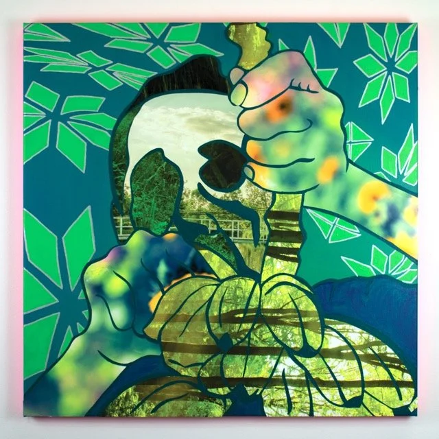Collage Exquisite Corpses With Artist in Residence, Quinn Antonio Briceño