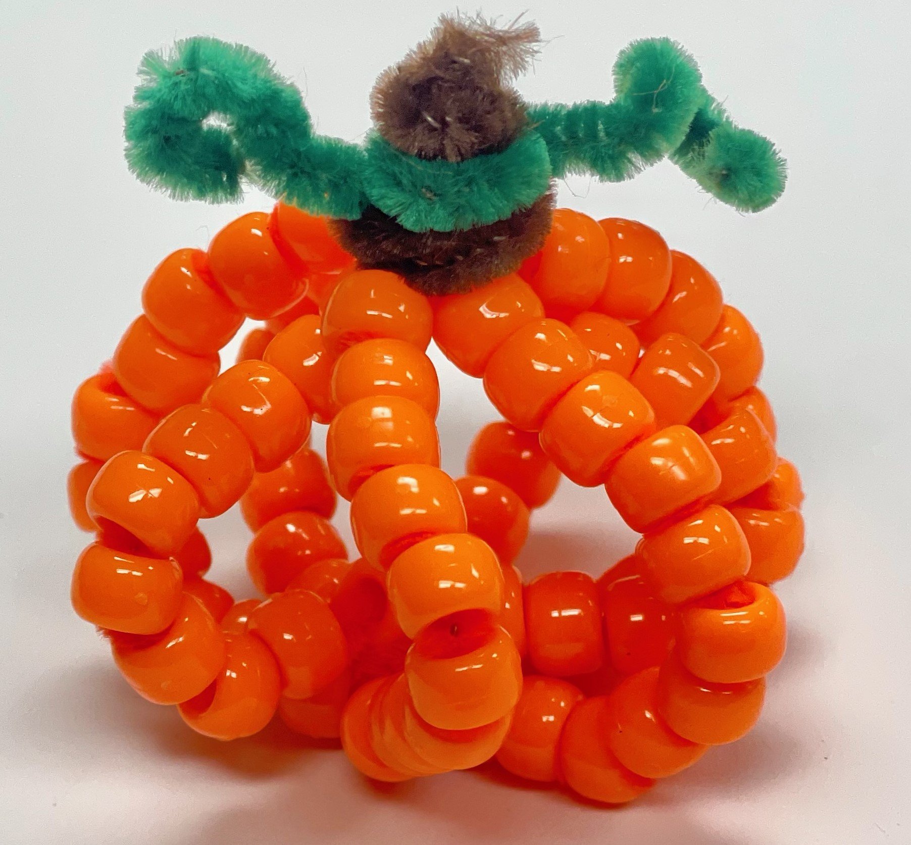 Bead Art - Thanksgiving Pumpkins