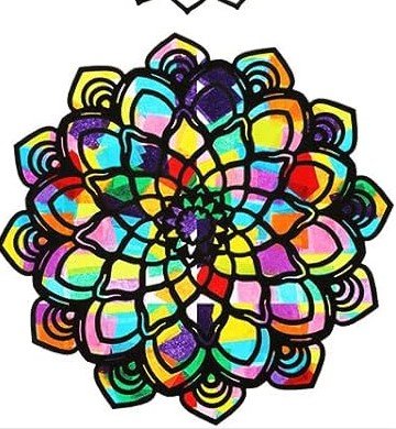 Create Your Own Stained-Glass Window with Tissue Paper