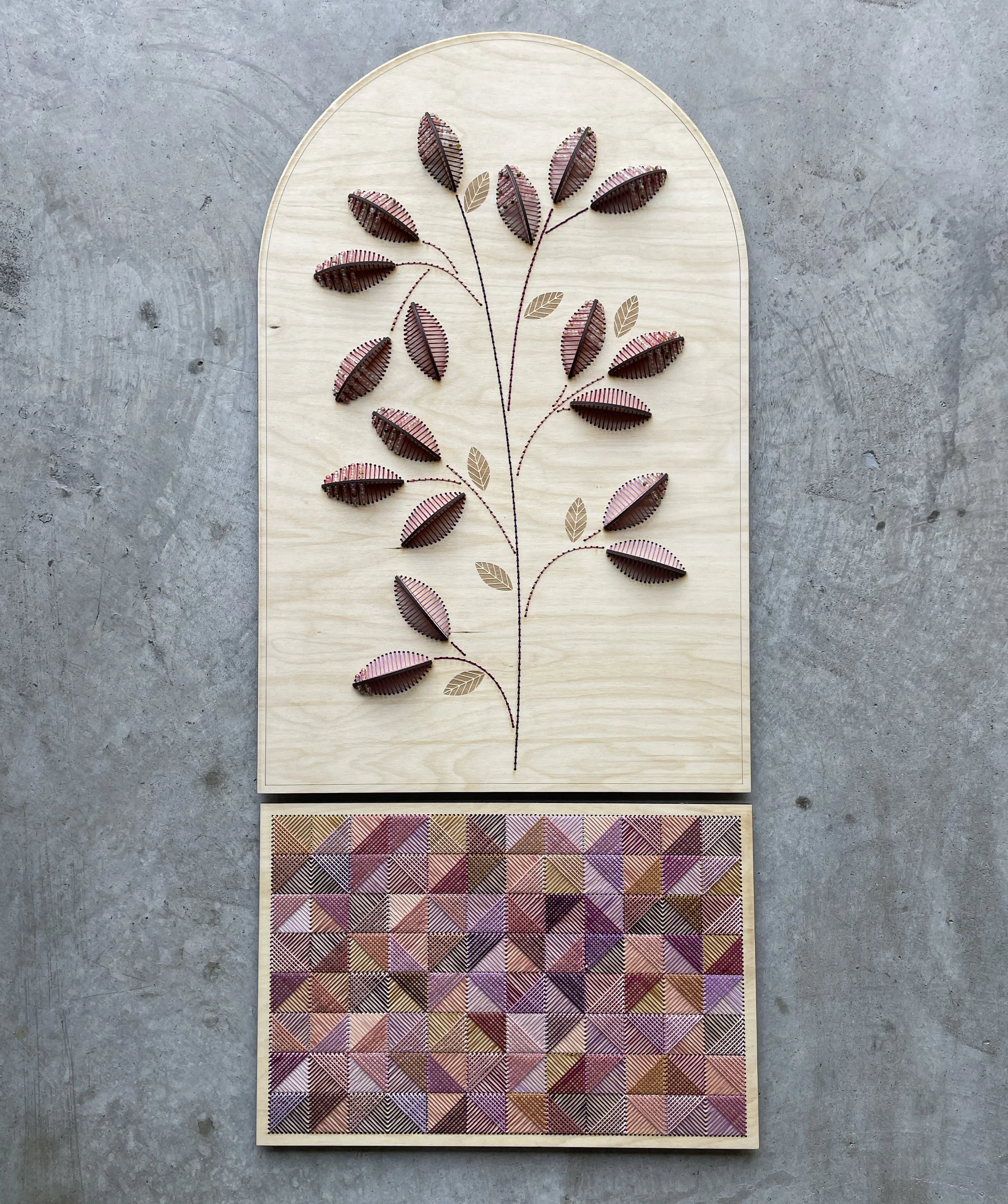 Sanctuary No9_18_x41__fiber_beads_on_wood.jpg