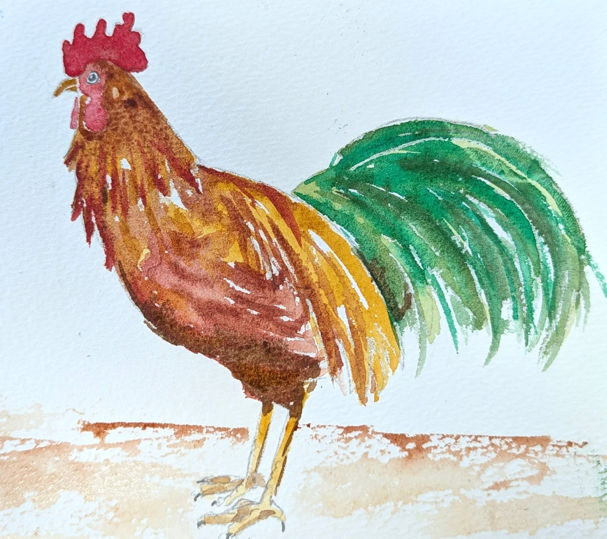 $5 Watercolor Demo with Kathy Gaither