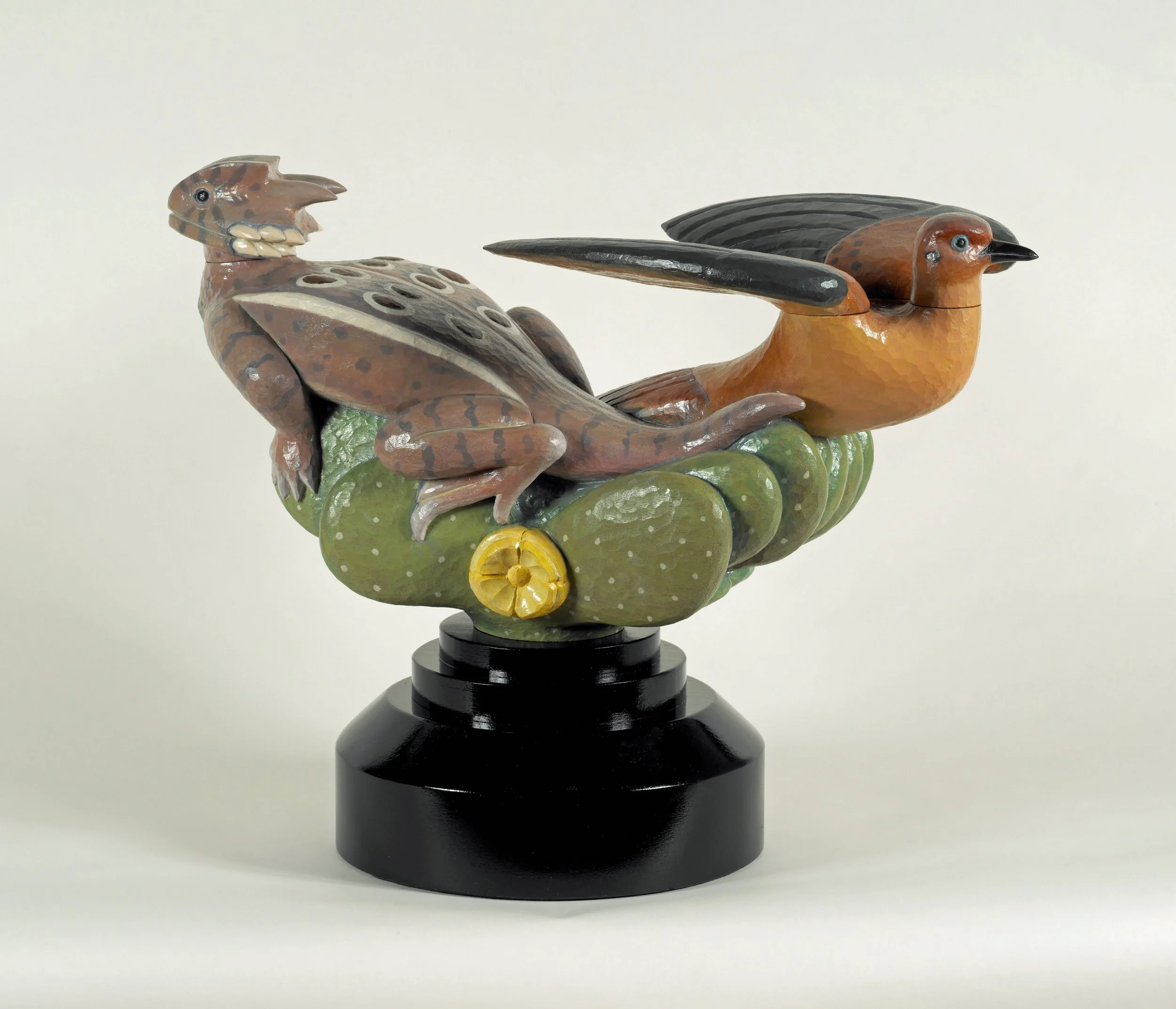 David Everett, Canticle, Polychromed Wood, 17 x 21.75 x 17.jpg