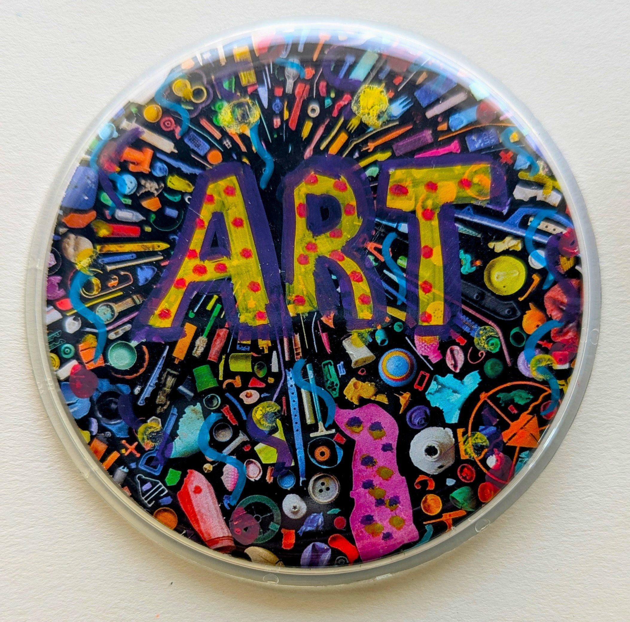 Art Buttons to Wear or Share! 