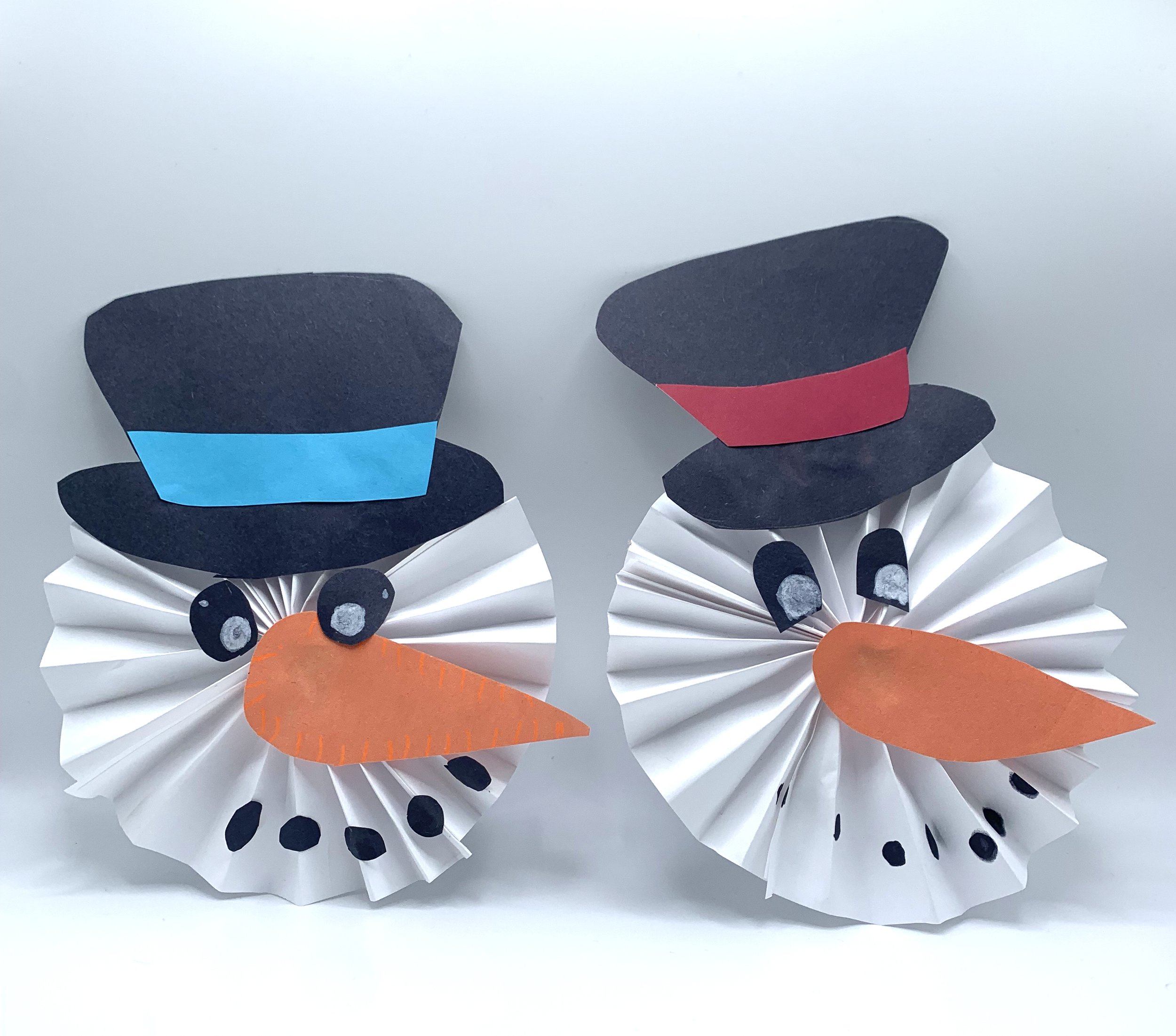 Paper Craft Snowmen!