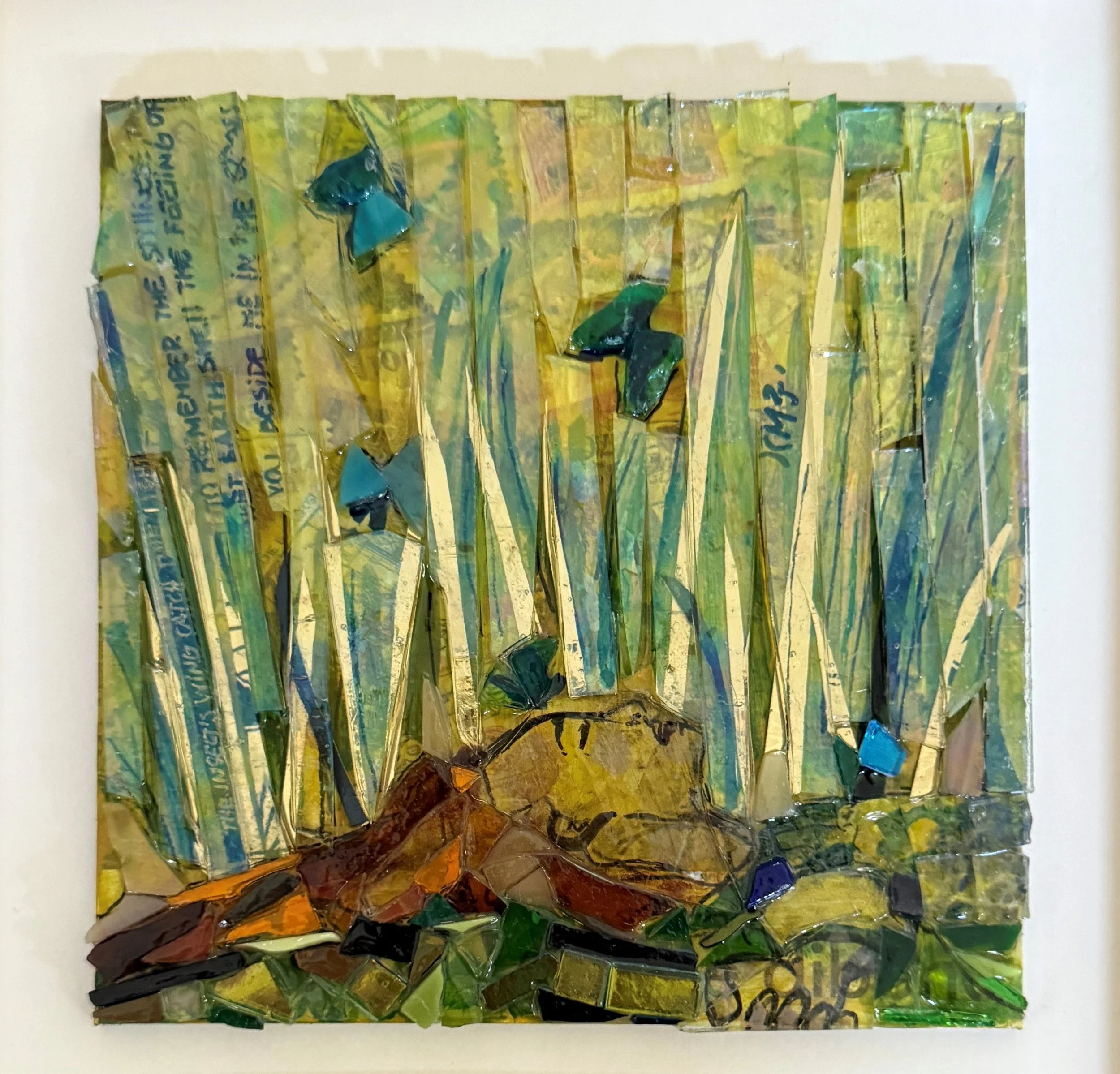 Mixed Media Mosaic and Writing with Lisa Glasgow and Jacqueline Claudet-Mitterer