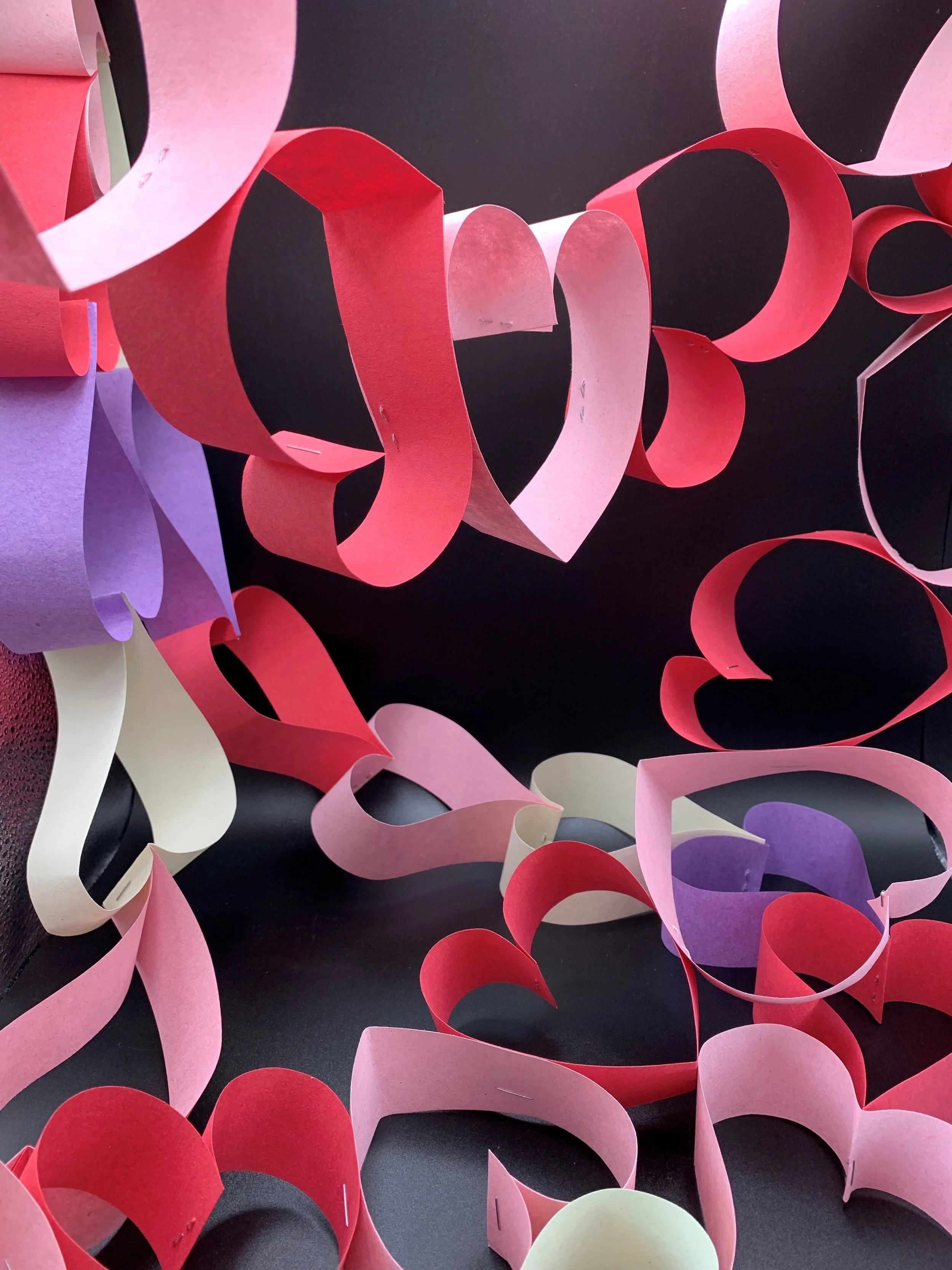 Paper Craft heart Chains!