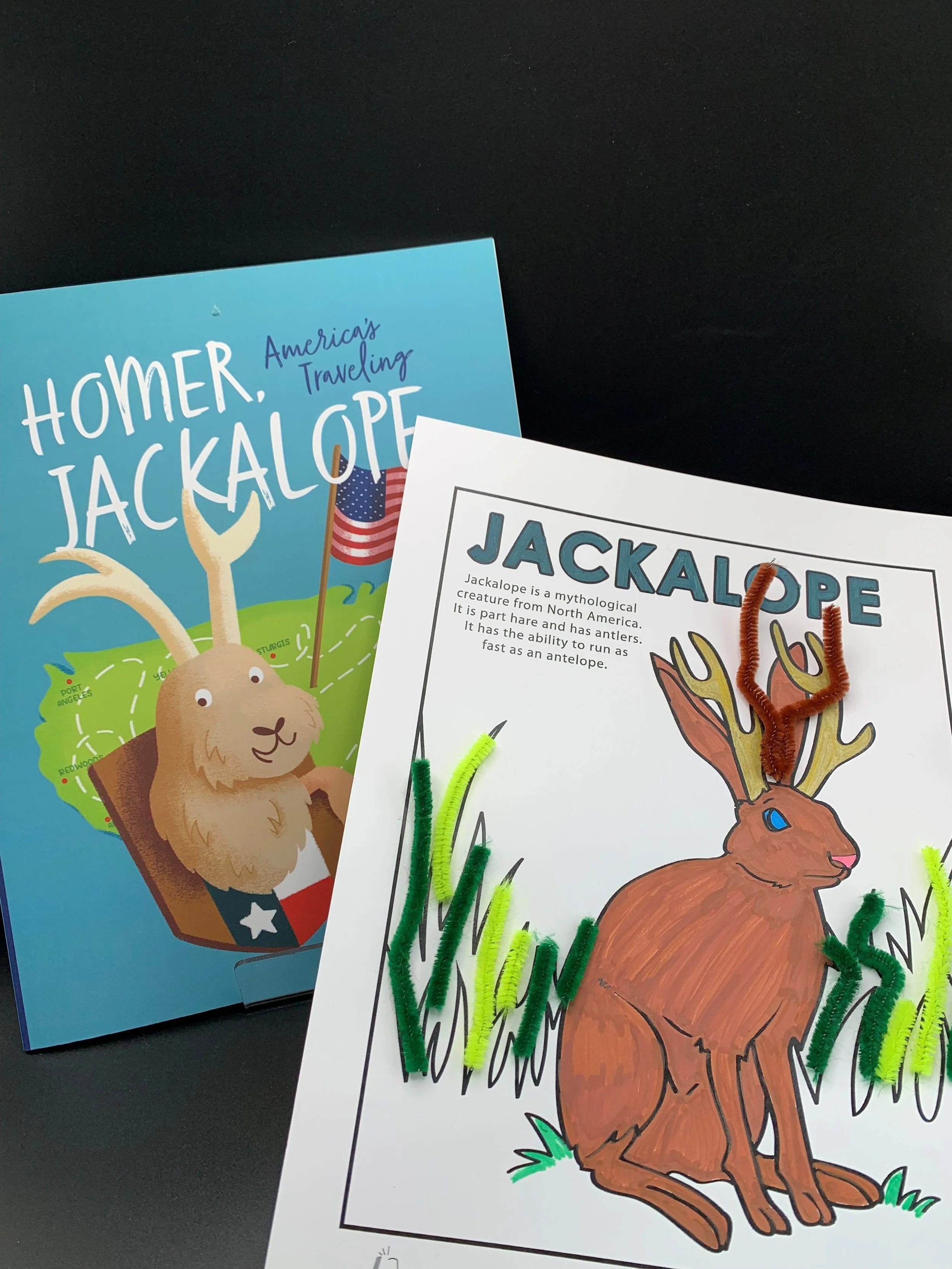 Mixed Media Jackalope Pictures!