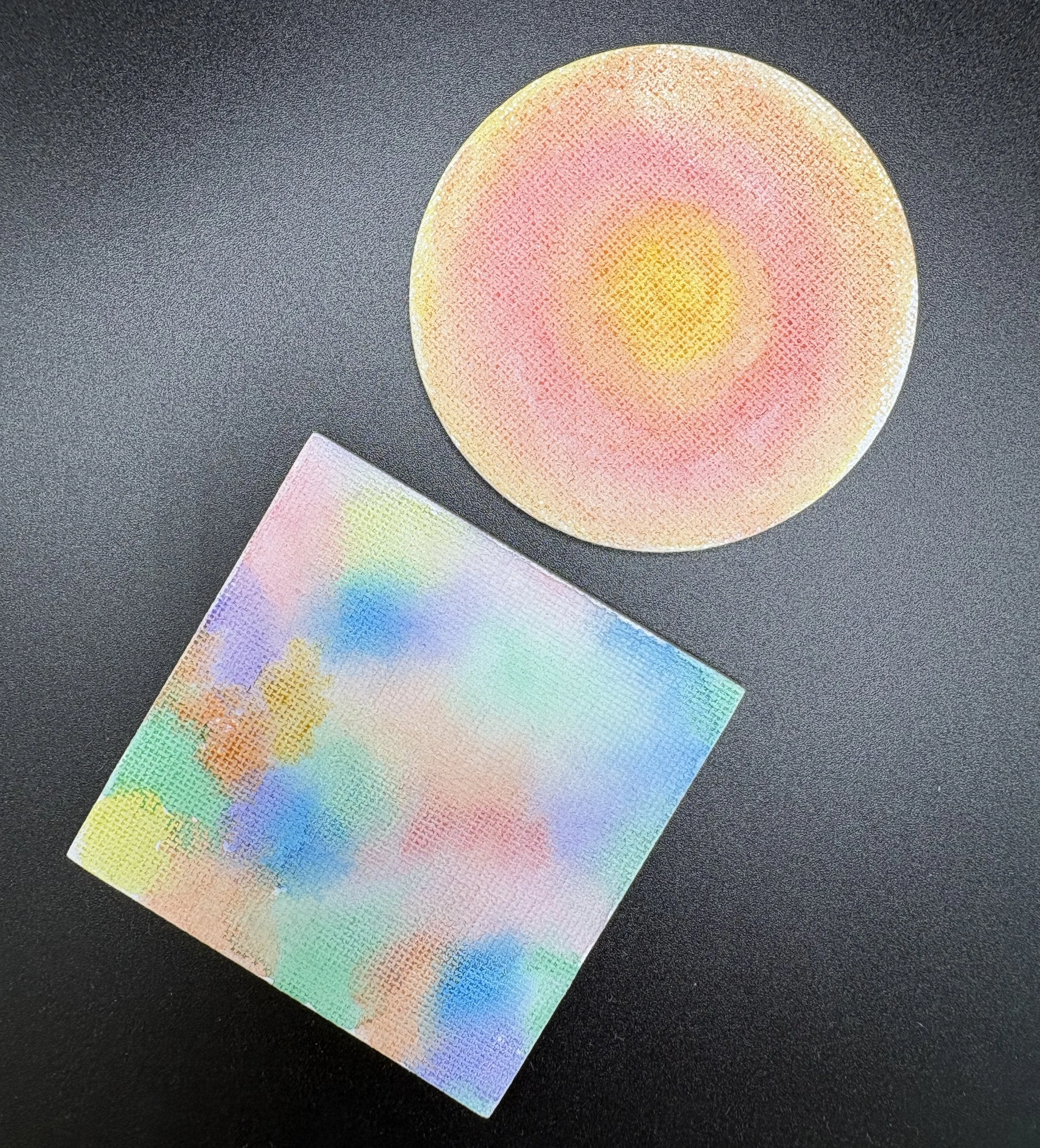 Tie Dye Water Color Magnets!