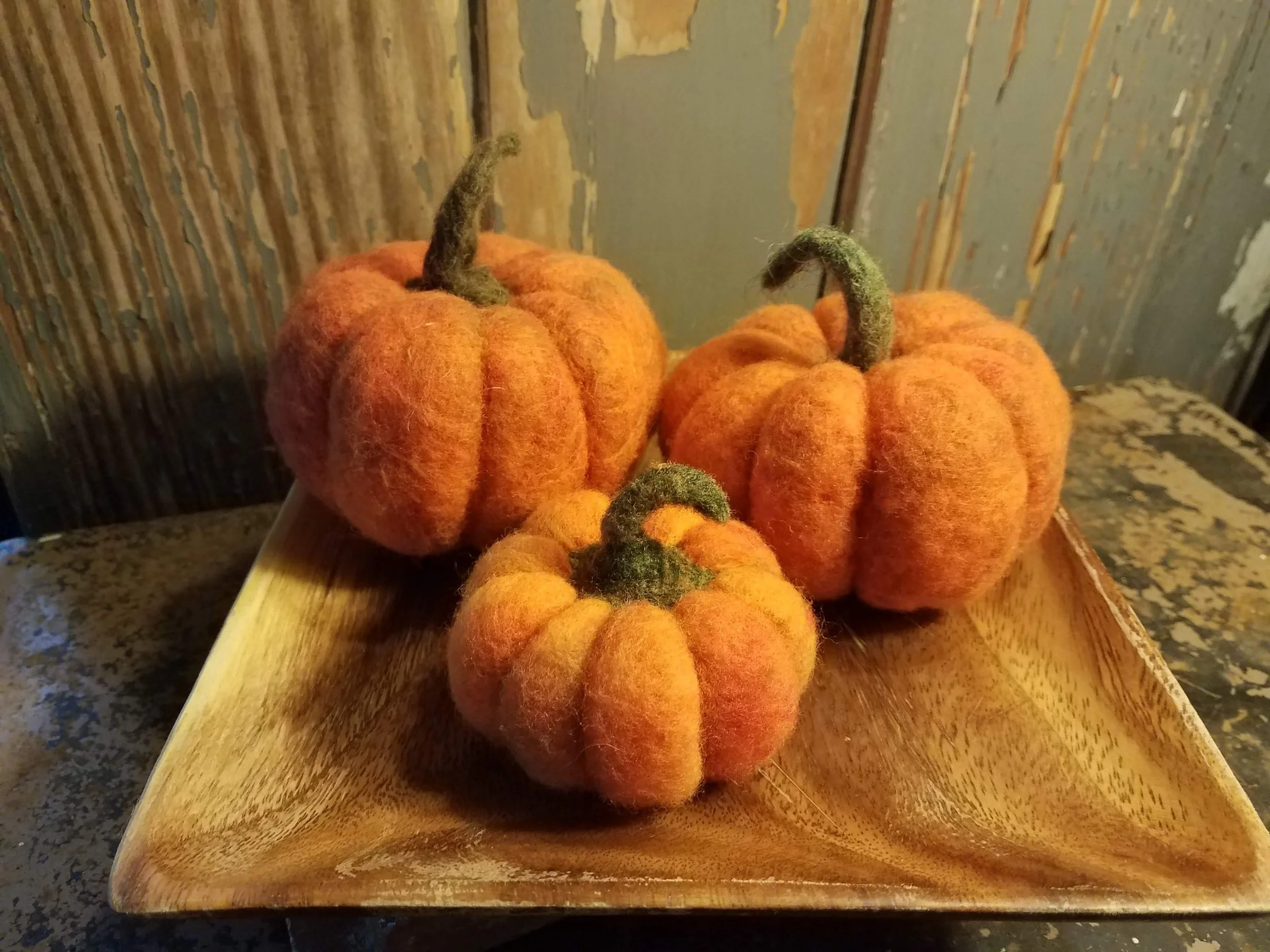 Needle Felted Pumpkins with Marti Swanson