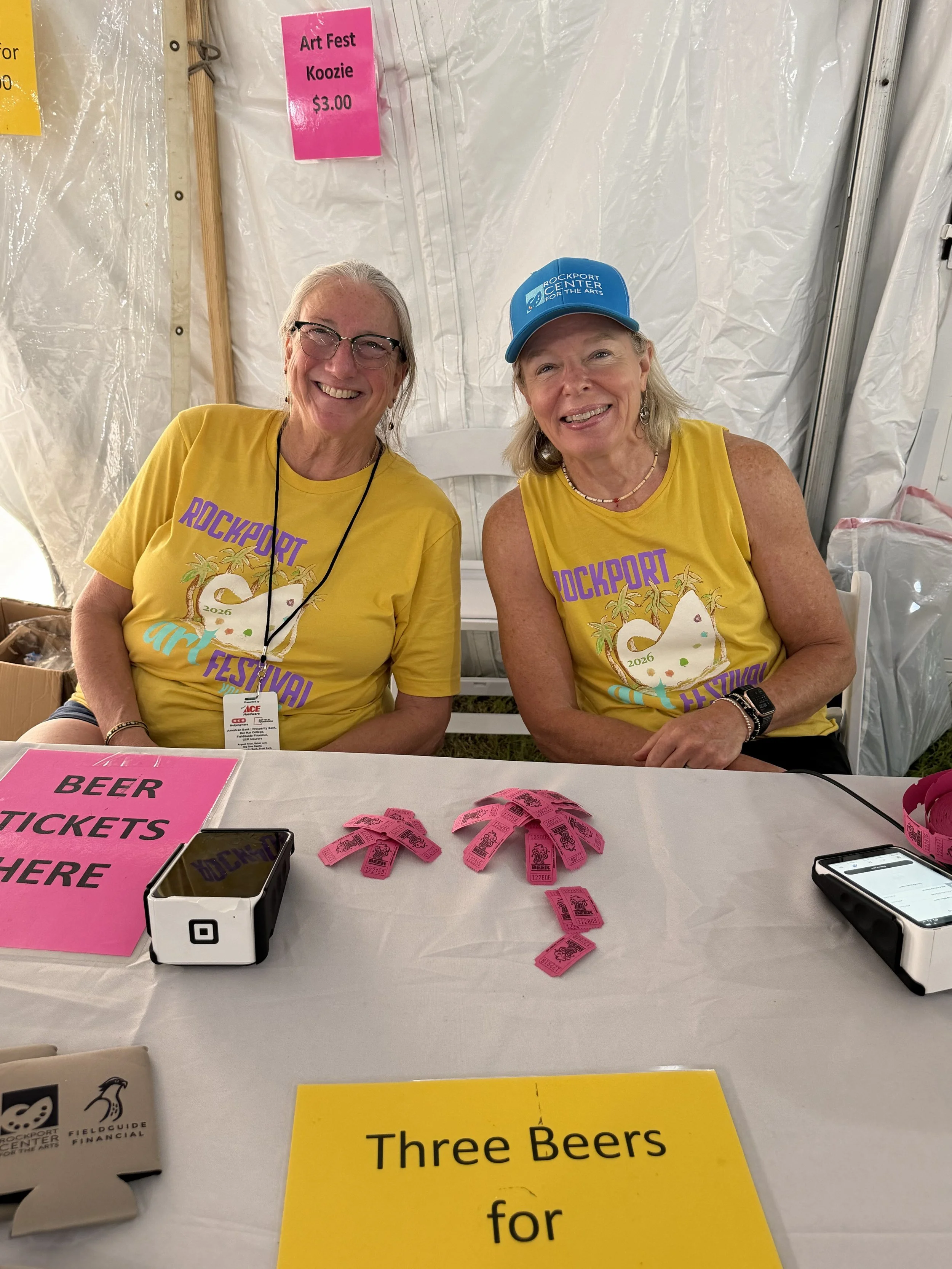 Janet and Beer Ticket Lady.jpg