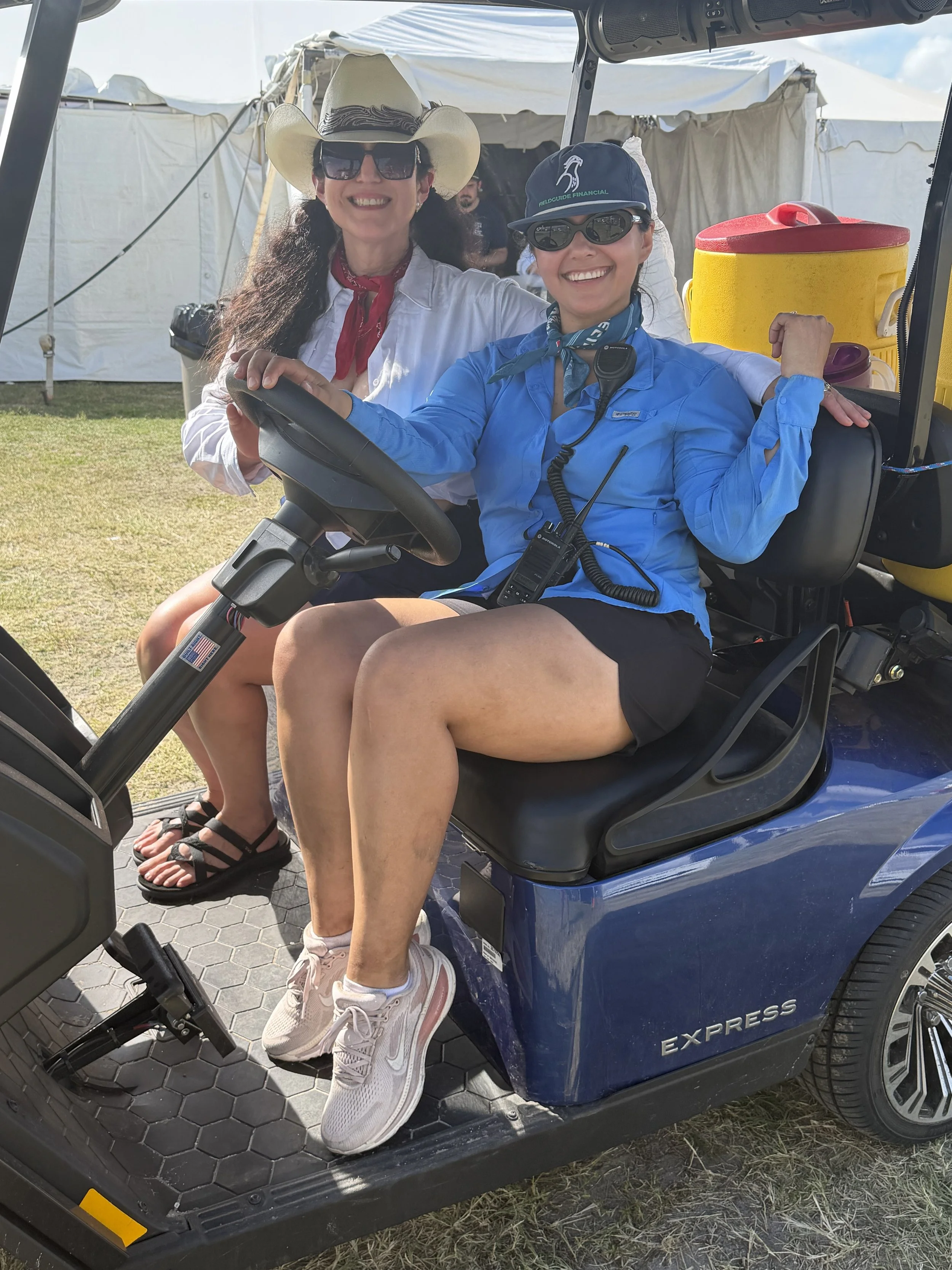 Kathleen on Beer Cart.jpg
