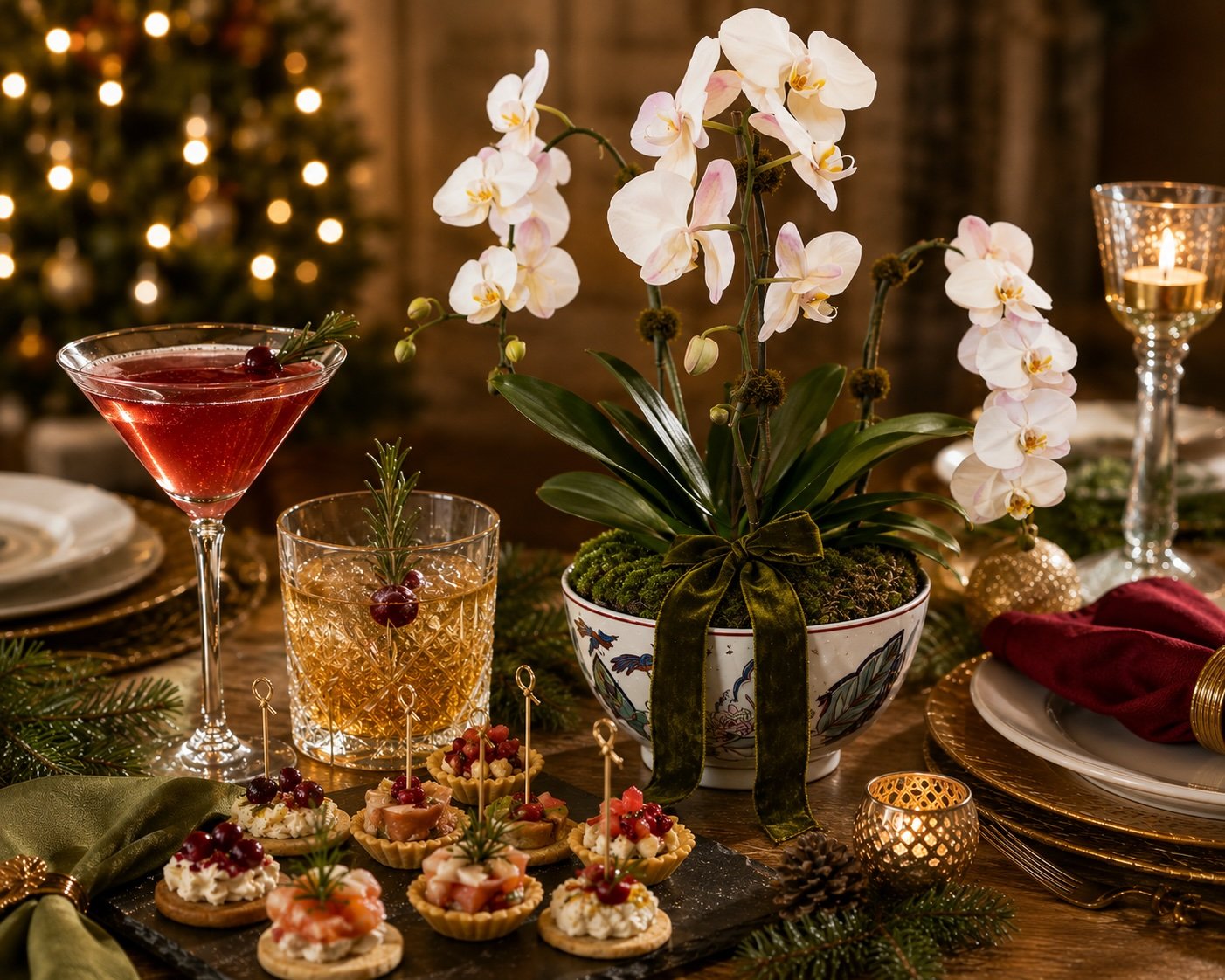 Home for the Holidays: An Immersive Holiday Entertaining Experience Featuring Chef Marjorie Pettigrove, Mixologist Jalen Glen Campbell and Tablescapes by the.orchid.atelier
