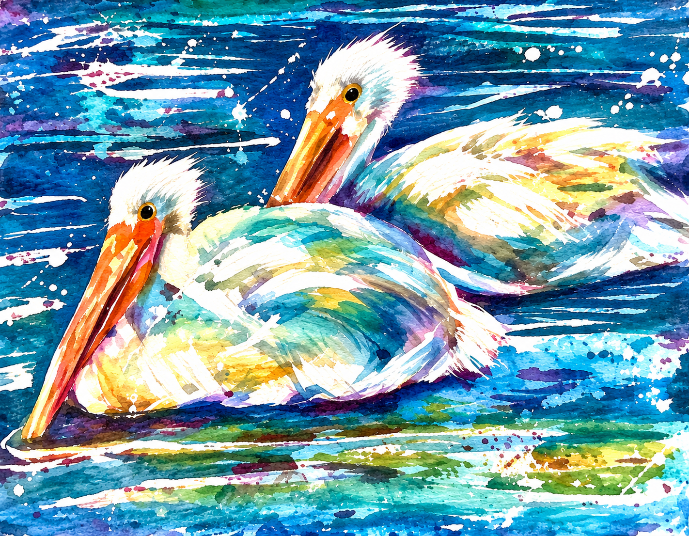 Watercolor Batik with Lisa Millard