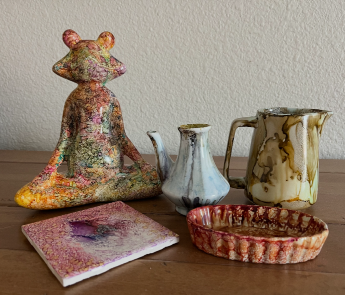 The Magic of Alcohol Inks with Elaine Riley