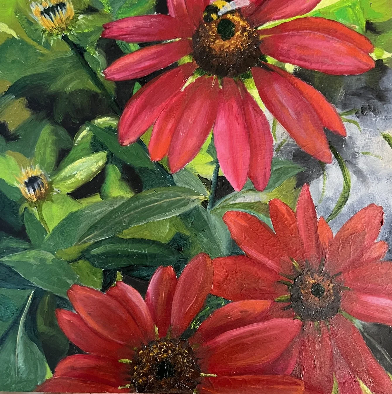 Oil Painting for Stick Figure Drawing Dropouts with Michelle Cyr