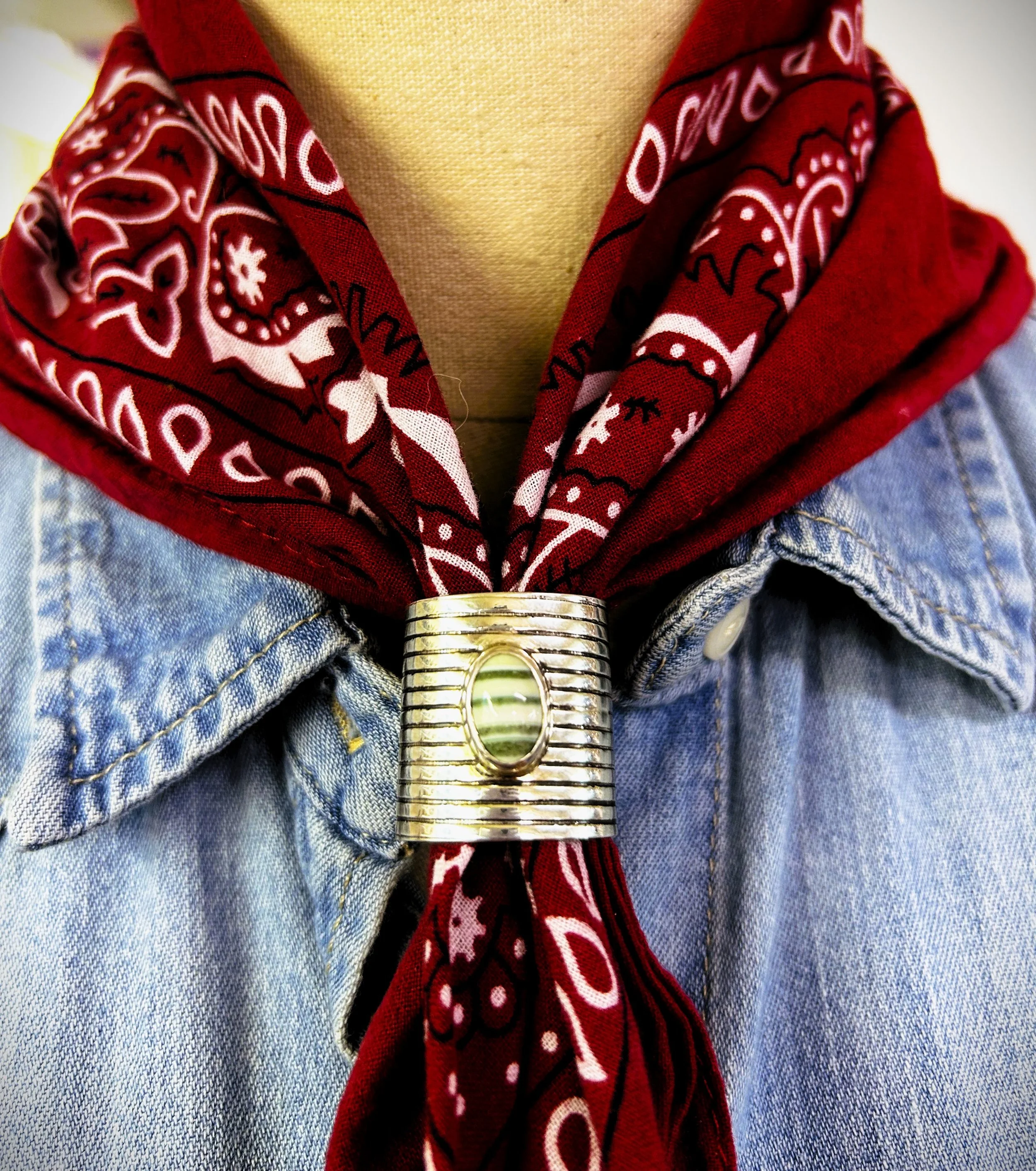 Silversmith Class at The Bead Studio Sterling Silver Bandana or