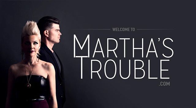 Custom website #banner and logo for @marthastrouble Photography 📷 by @godwin.photography #caitlincarrolldesign #websitebanner #website #graphicdesign #band #brandidentity #logo #logodesign #marthastrouble
