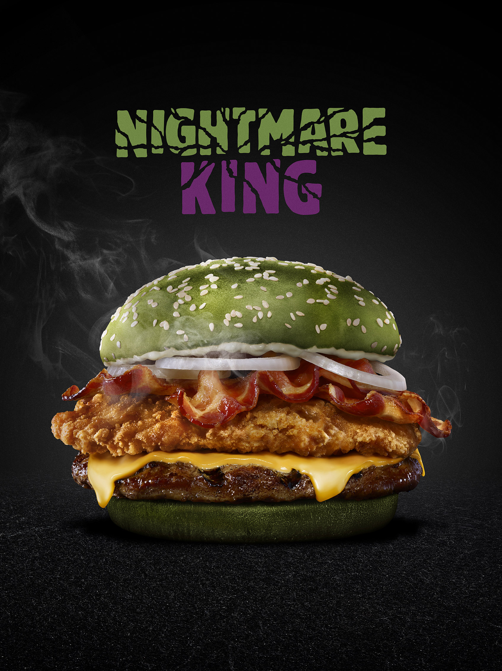 Burger King Halloween — Simon Verrill Freelance Retoucher & 3D Generalist
