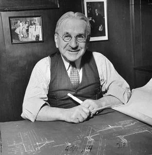 Albert Kahn. Image via Wikipedia; bio via Michigan Modern .