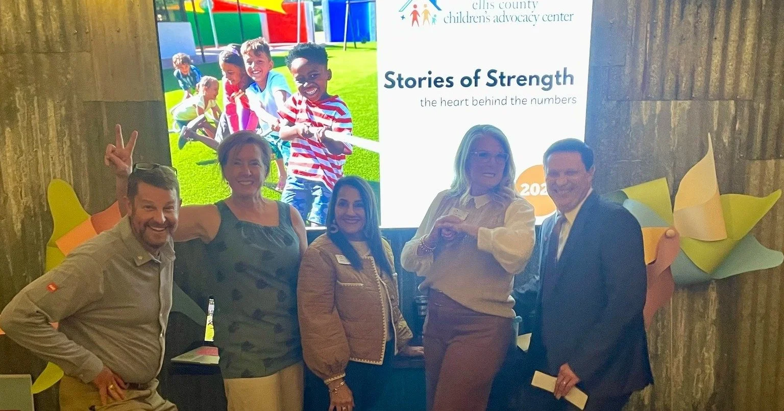 Board Members (from left to right) David Tuttle, Andrea Walton, Cammy Jackson, Board President, Leslie Deen, Excecutive Director and Kenneth Moore, Board Member at a Pinwheel Society Social Event