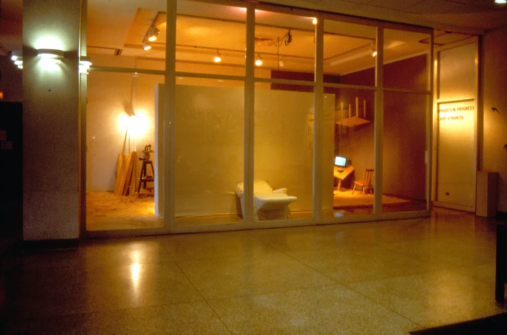 Progress in Process - [exterior installation view]