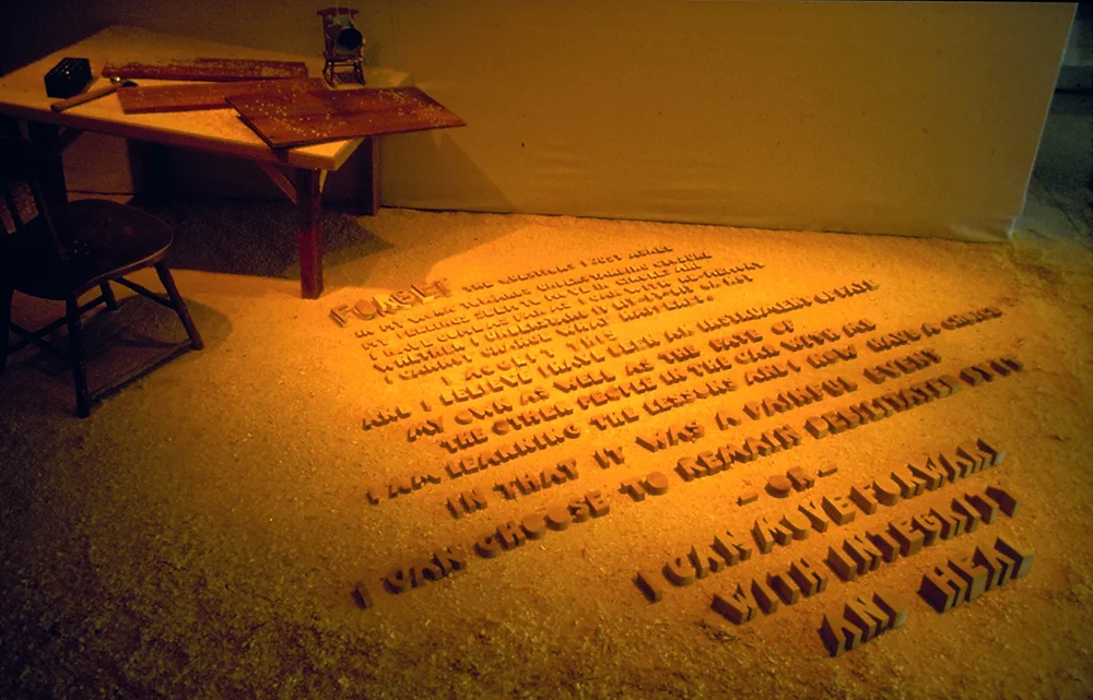 Progress in Process - [detail installation view]