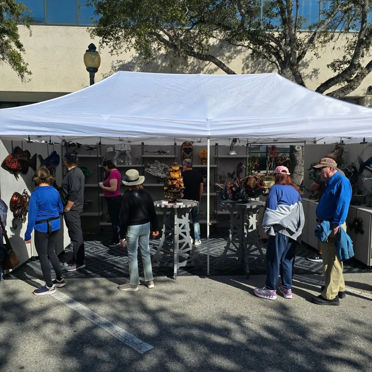 Beautiful day in Sarasota for an #artfestival