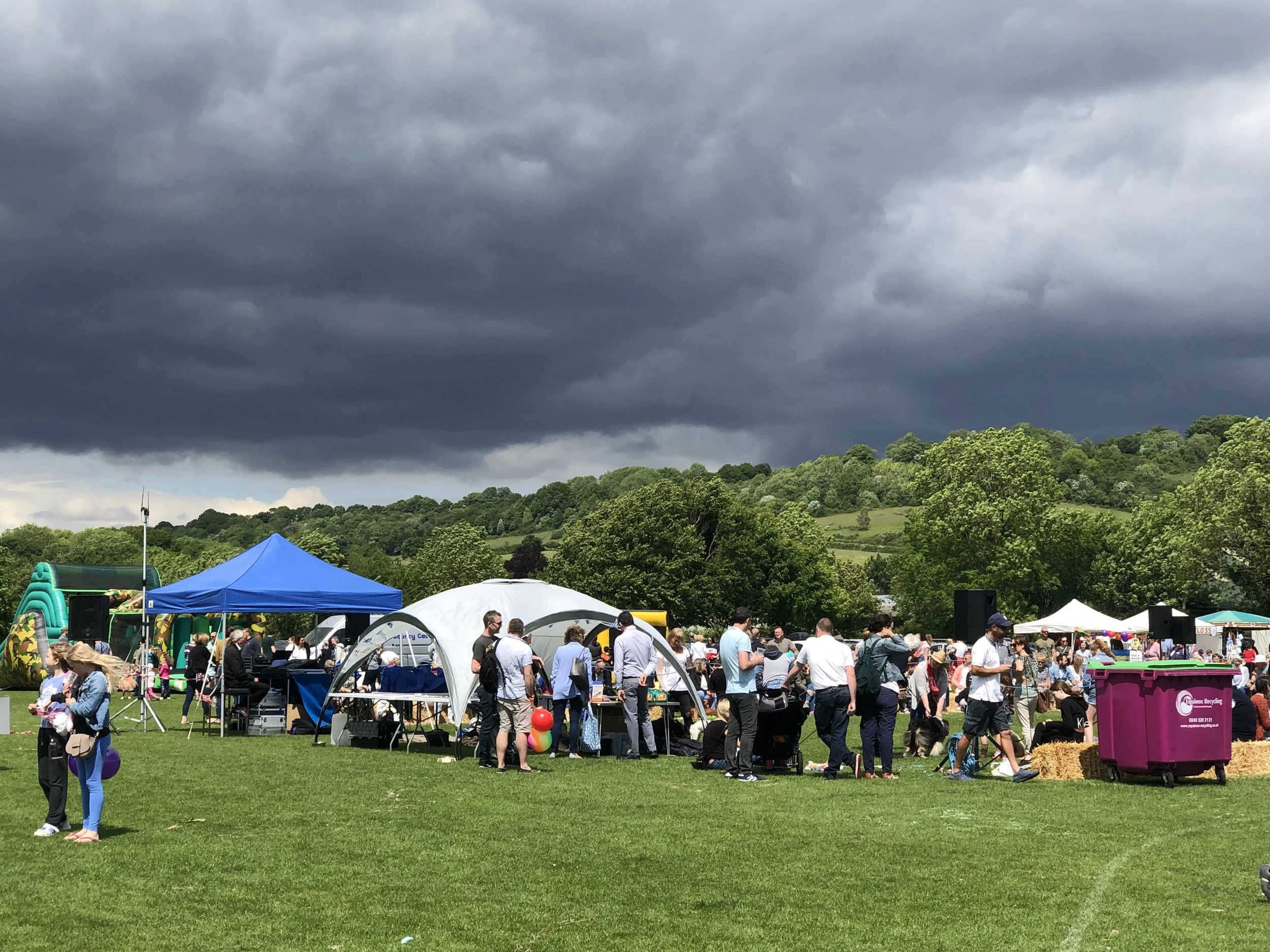 dramatic clouds over the fete but no rain.jpeg