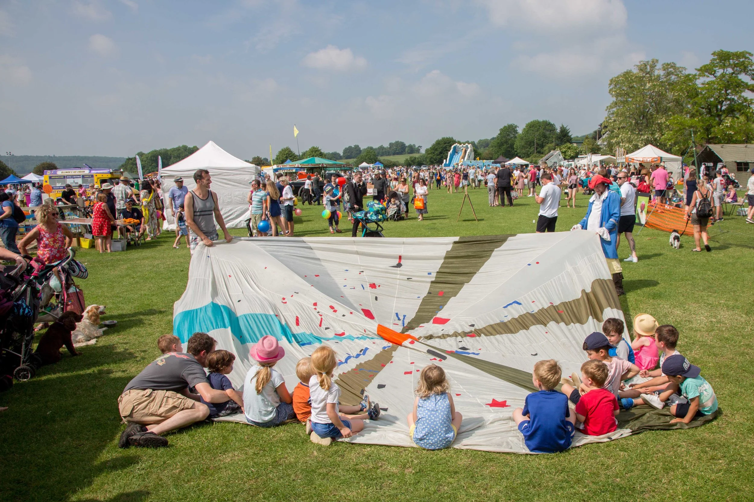 Children playing with parachute.JPG