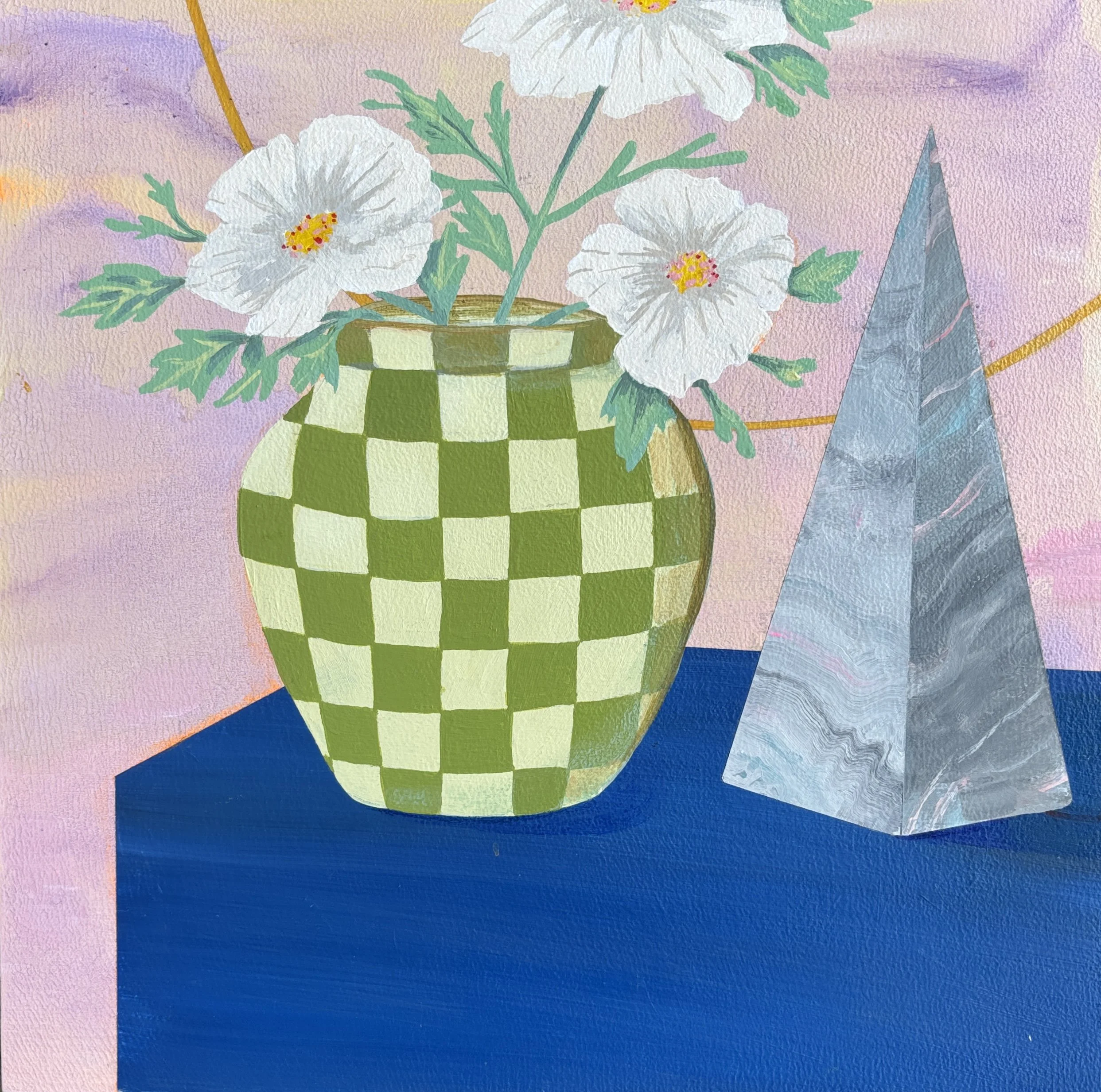"Mirror" Acrylic on Panel, 12" x 12"