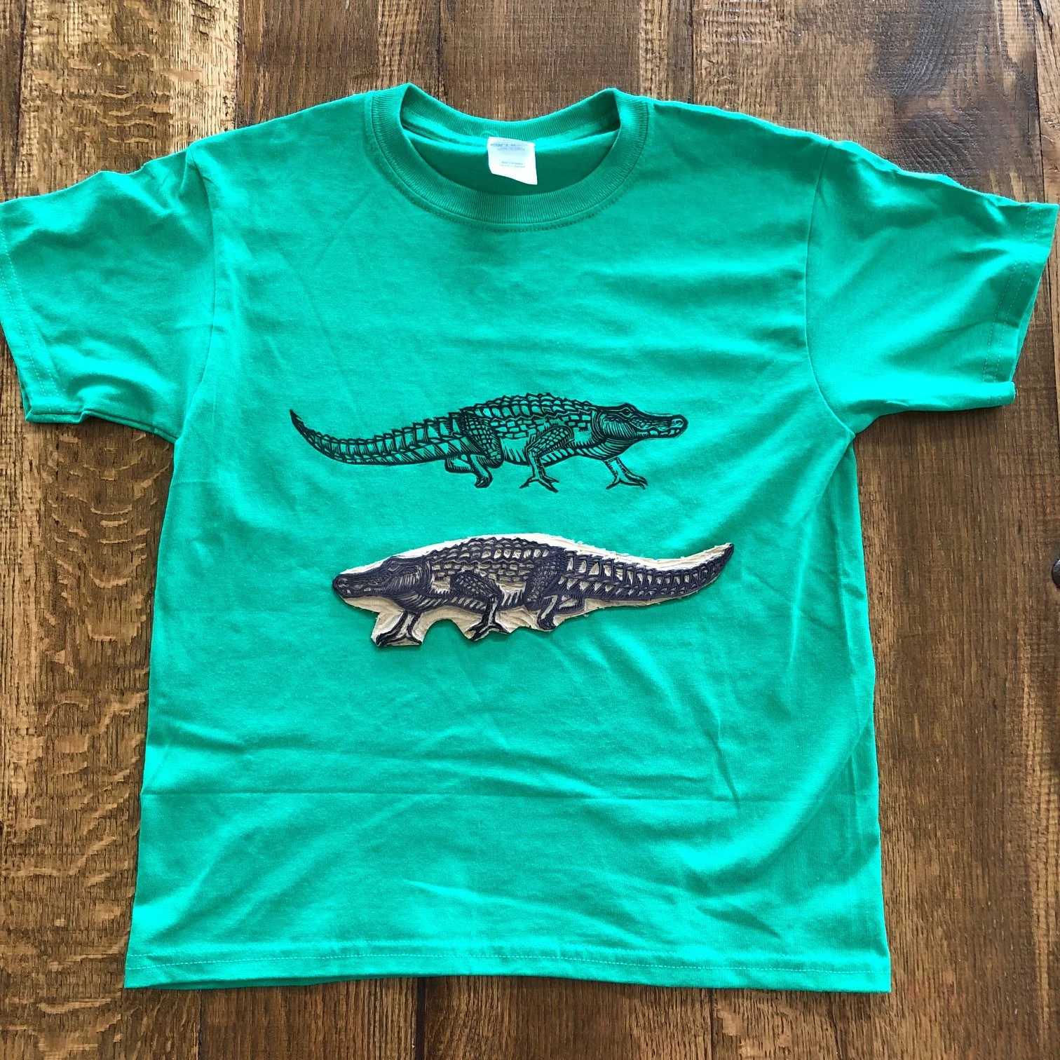 Child's heavy cotton gator tee