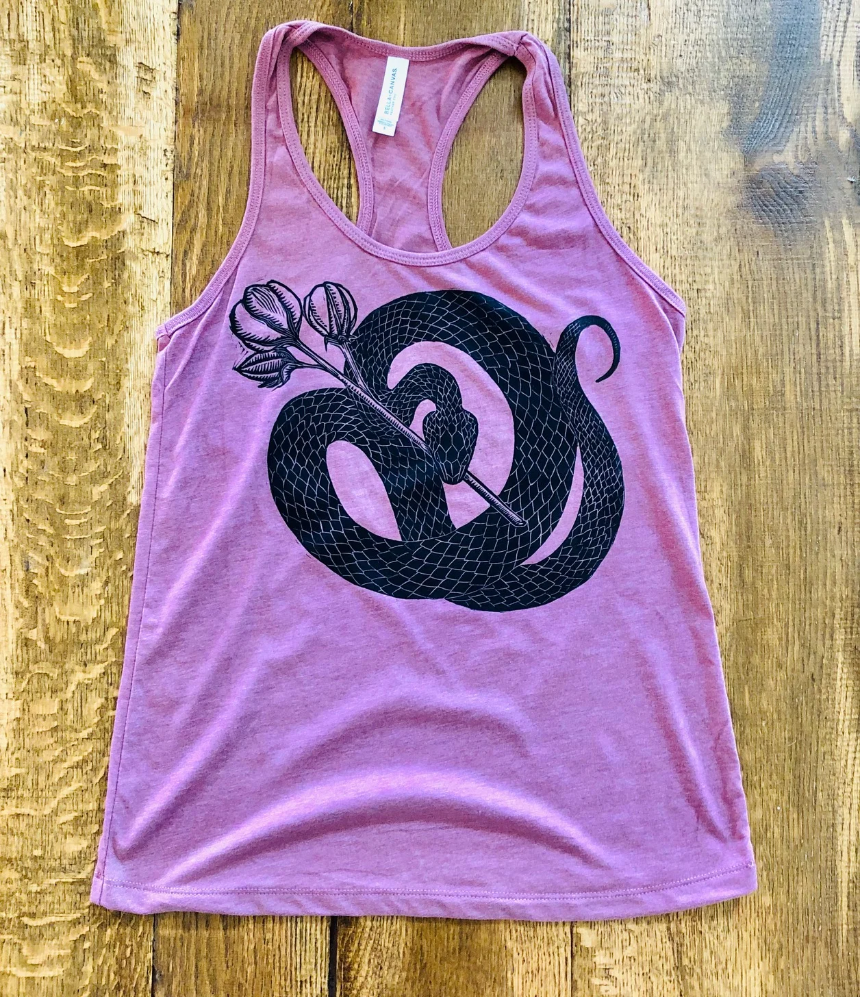 Cottonmouth rose heather tank