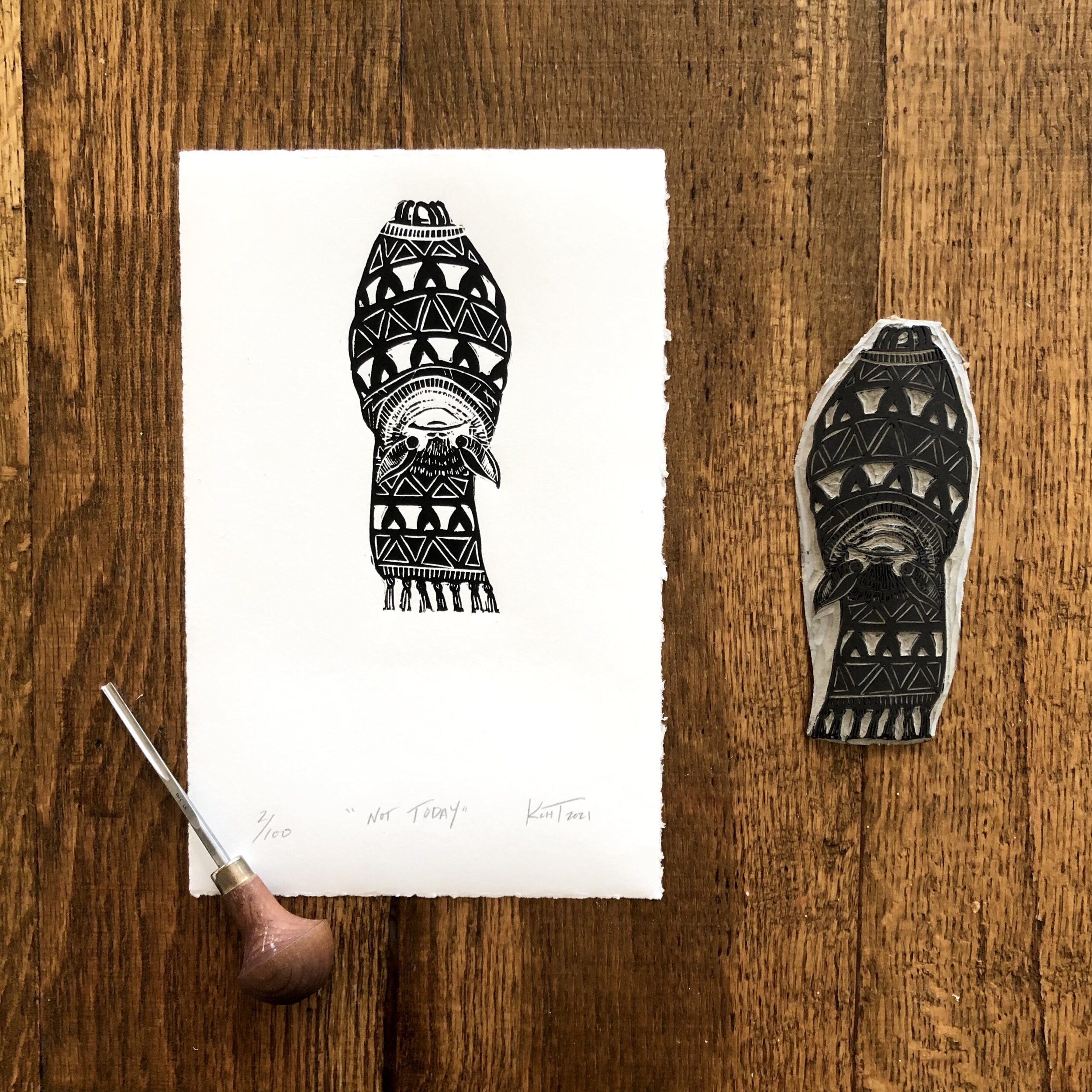 Not Today Blockprint