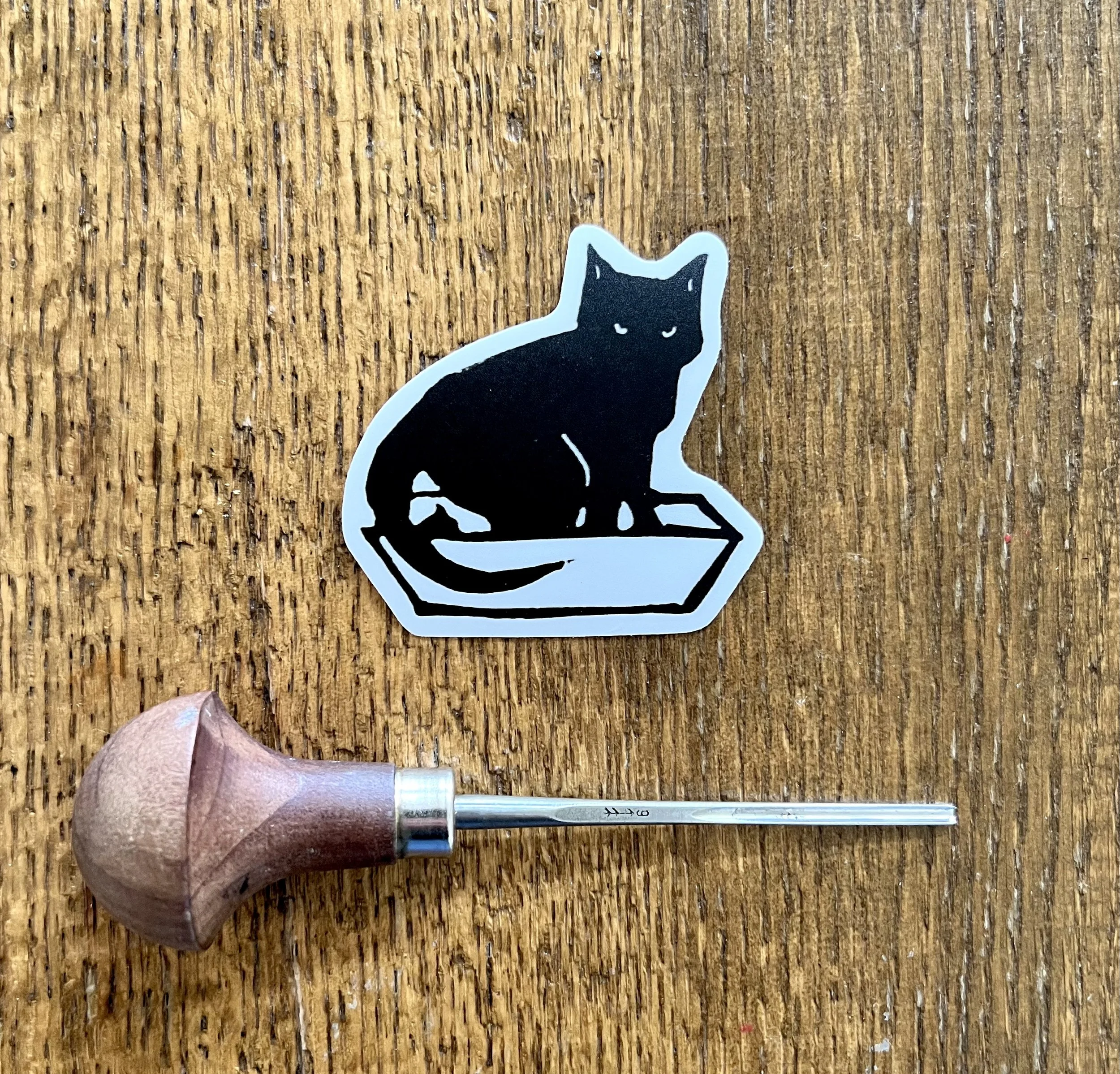 Sh*tty Kitty Sticker