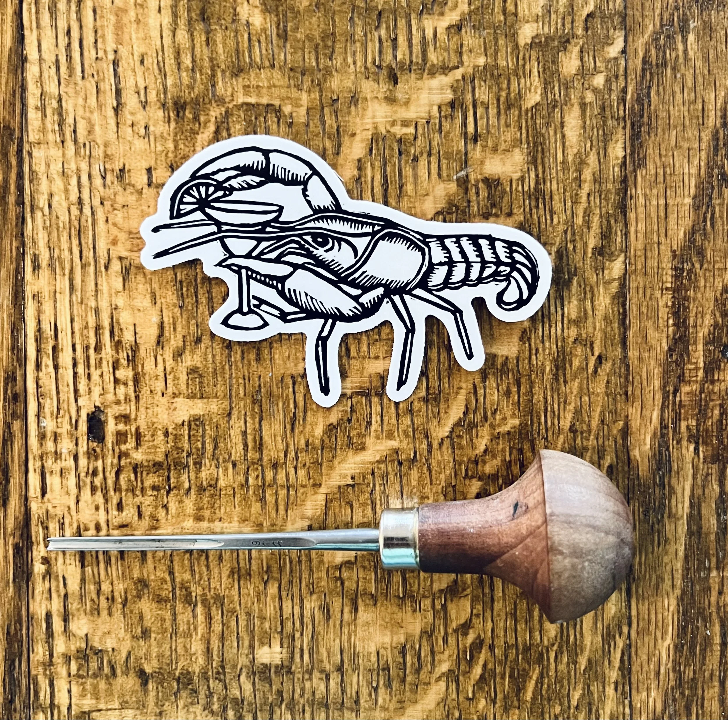 crawfish sticker