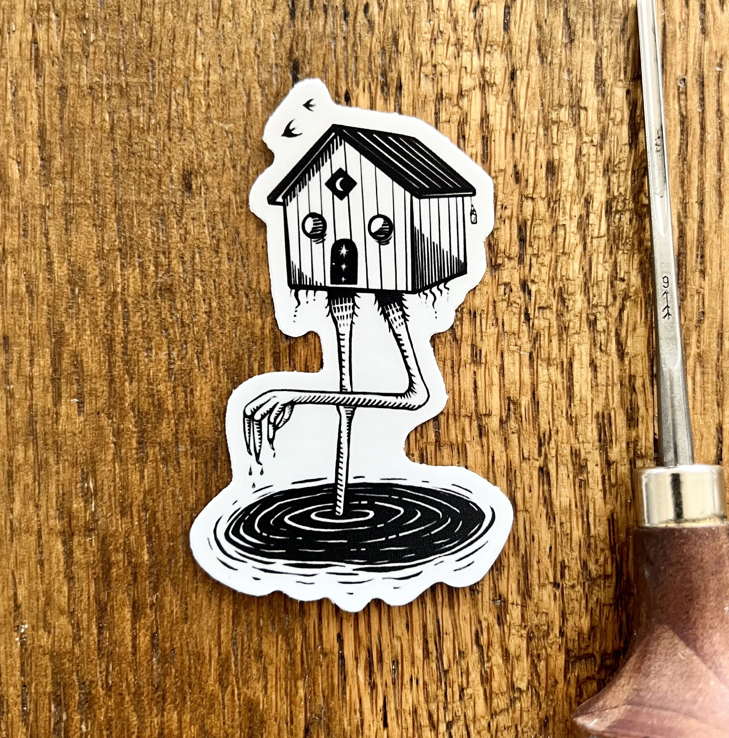Gulf Coast Baba Yaga Sticker